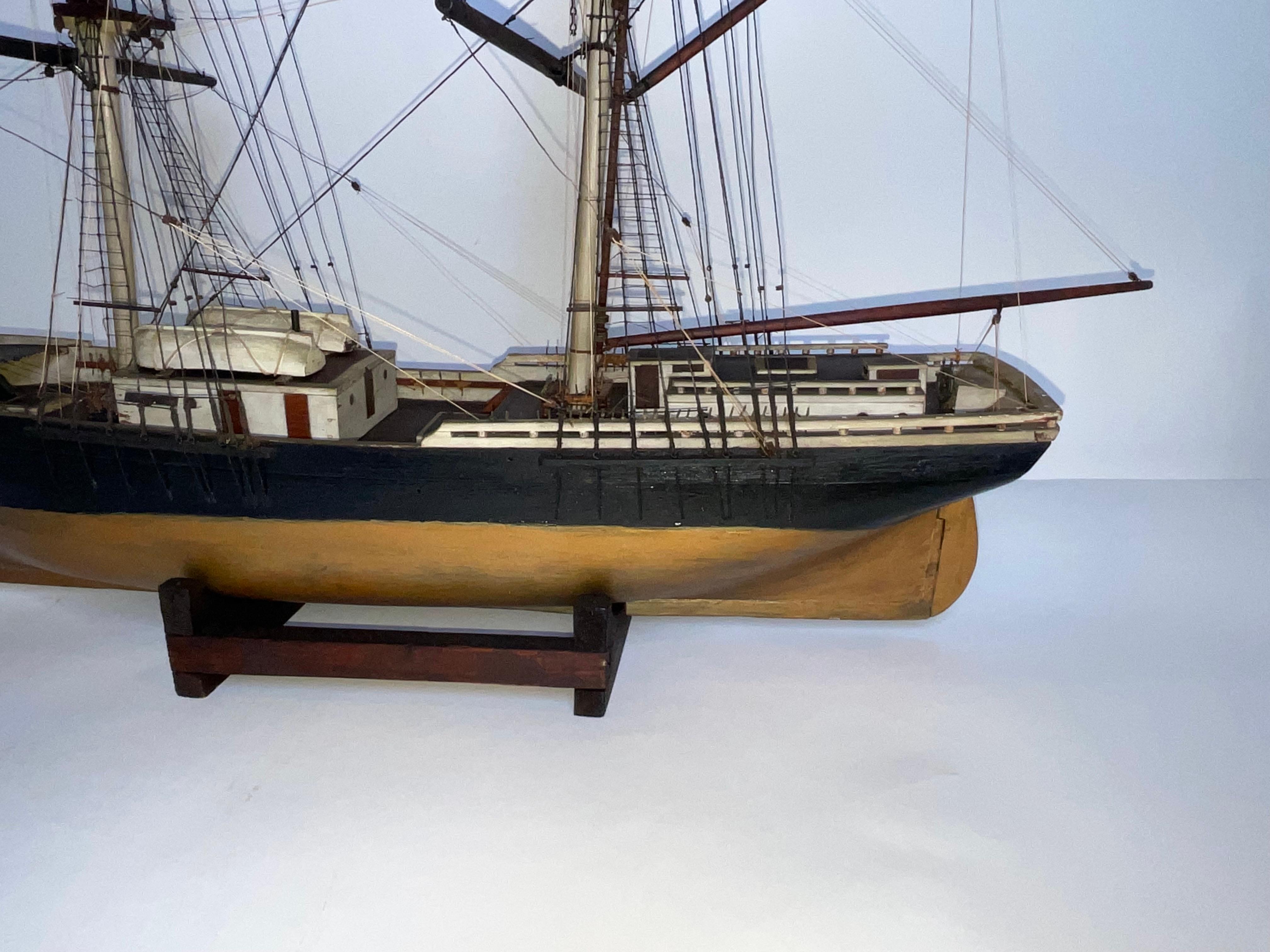 Ship Model of the Brig Pilgrim of Boston 9
