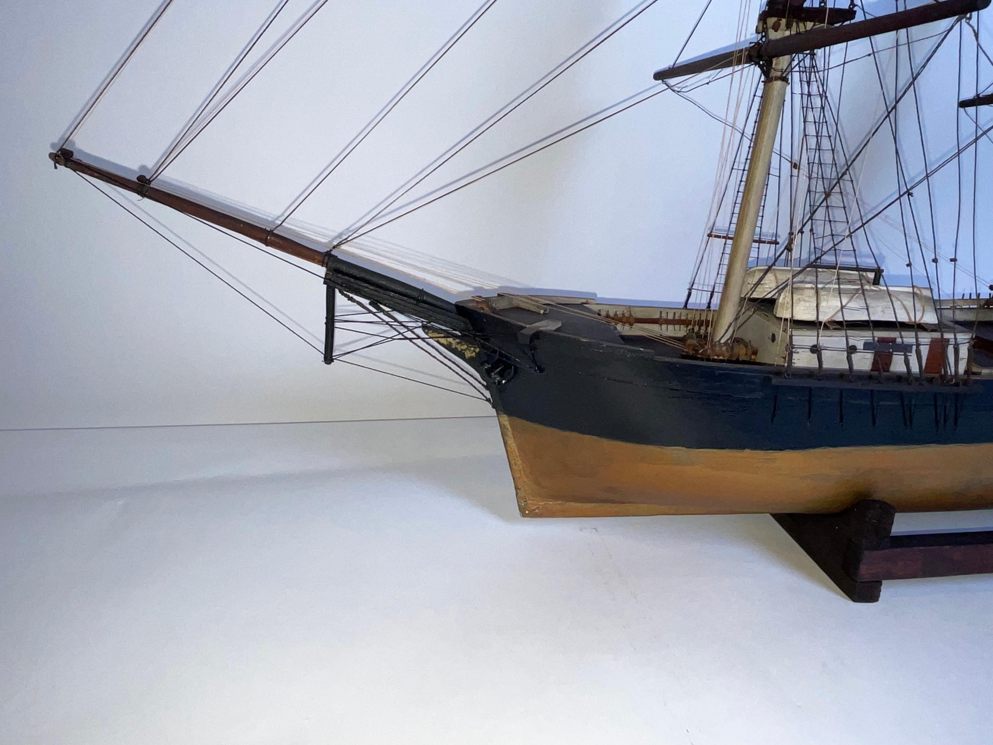Ship Model of the Brig Pilgrim of Boston 11