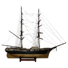 Ship Model of the Brig Pilgrim of Boston