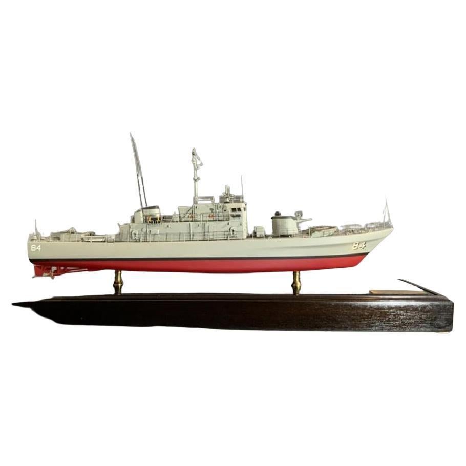 Wood Ship Model Of USS Ashville PG-84 For Sale