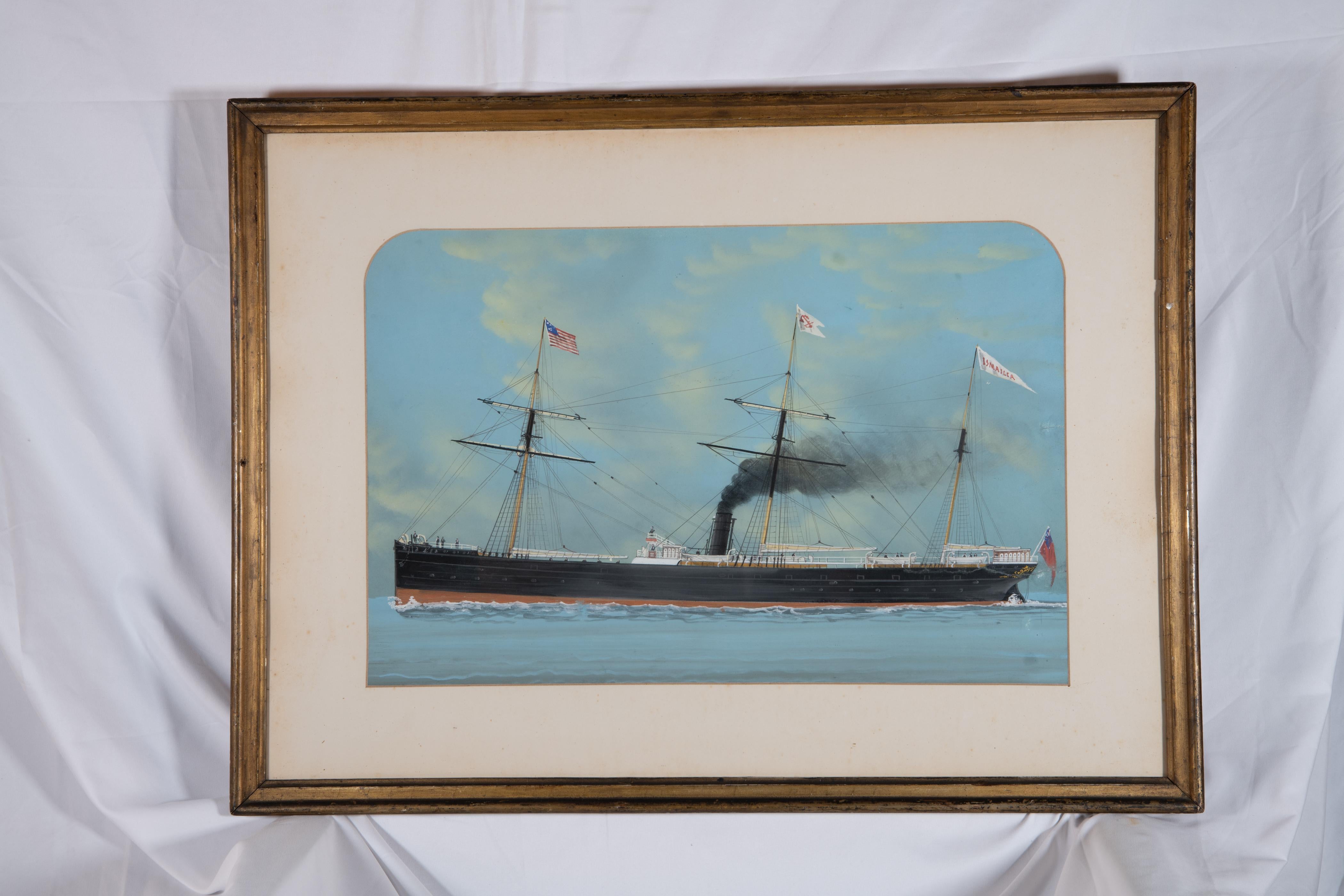 Inglese Pittura della nave in vendita