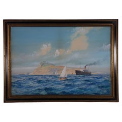 Ship Painting by R. MacGregor (1847-1922)