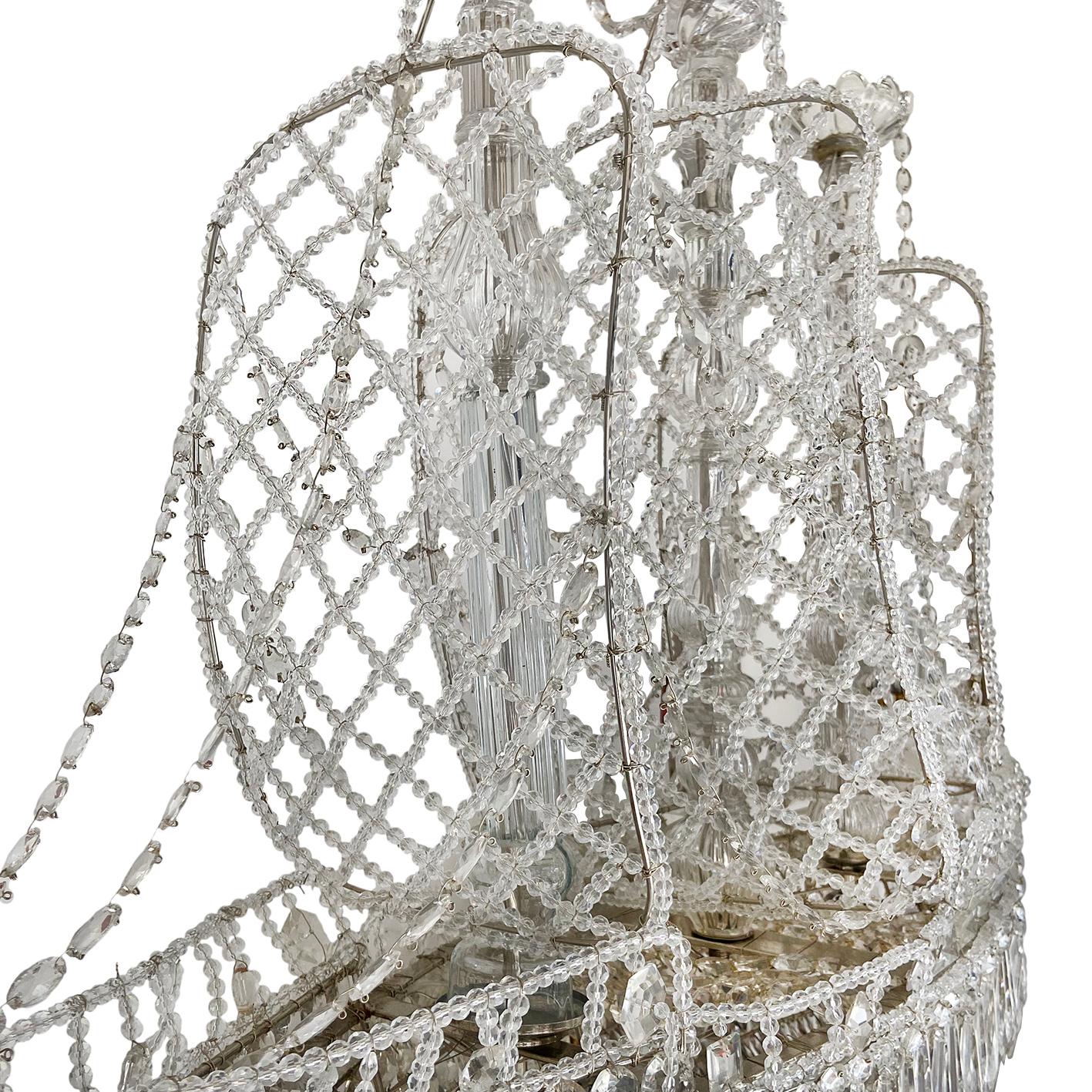 Ship-Shaped Crystal Chandelier 1