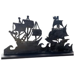 Ship Weather Vane on Mount