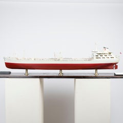Shipbuilder's model of the motor tanker VIBIT made in 1963.