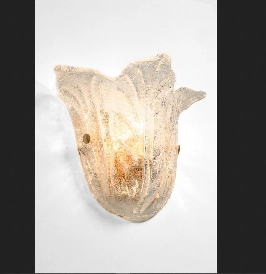 Shipping  and Customs Clearance Costs for Order ID 70114872 // 2 x Wall Light:
Pair of large Murano wall lights, in the style of Venini, made in Italy, circa 1970-1979.