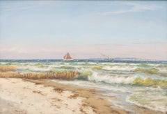 Shipping of Bornholm, Marine Painting by Mogens Ege