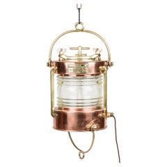 Ship's "Anchor" hanging light by William Harvie & Co of Birmingham