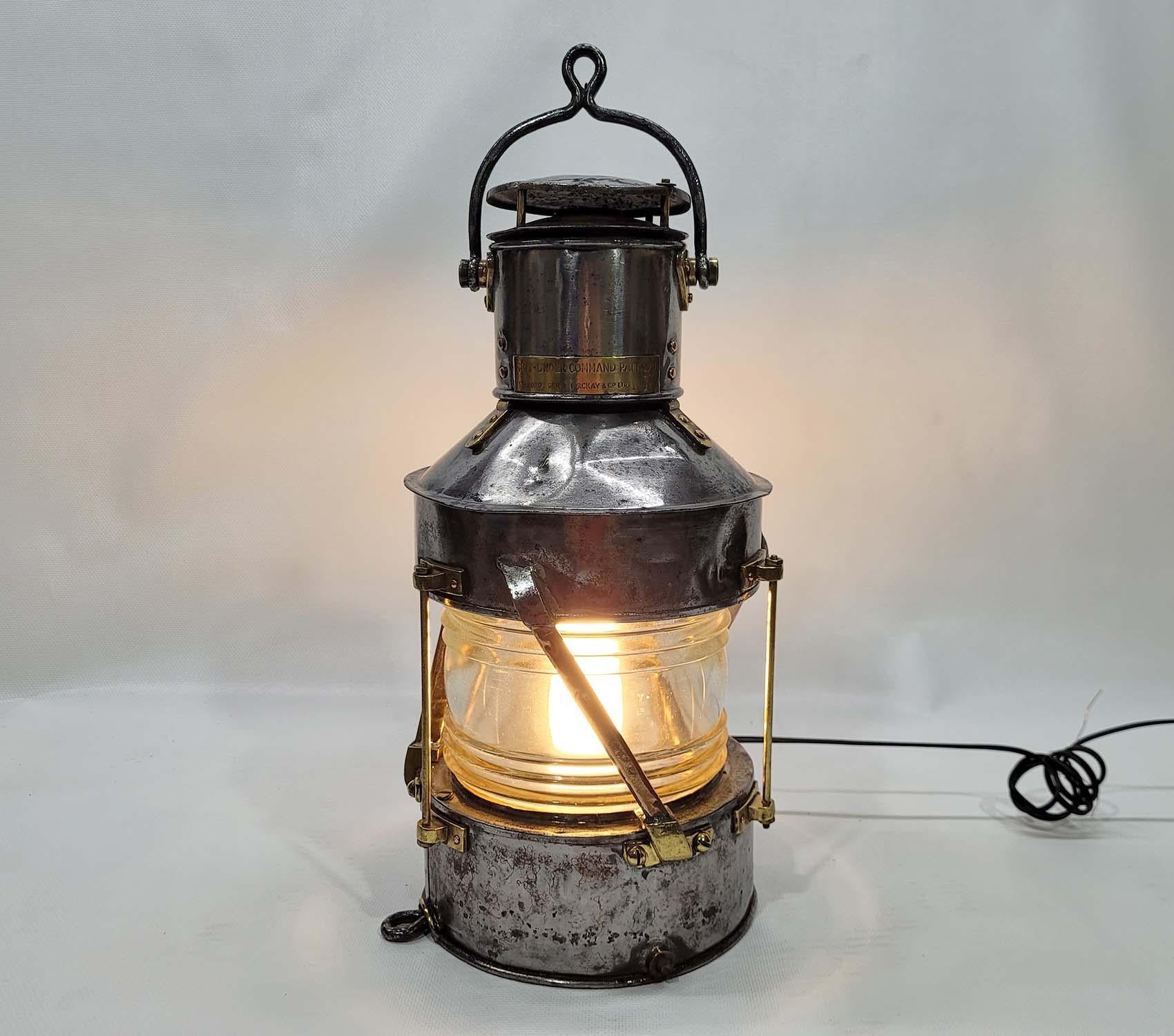 North American Ships Anchor Lantern For Sale