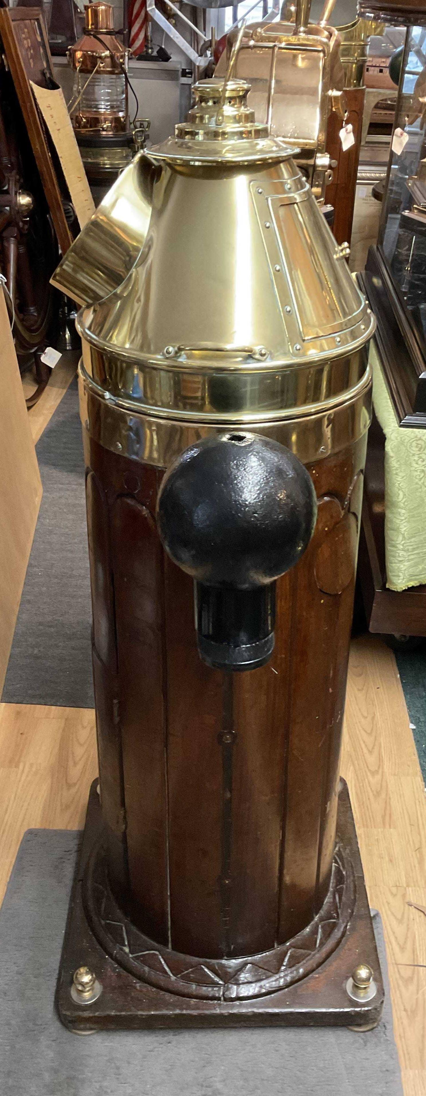 Late 20th Century Ships Binnacle Compass Early 20th Century