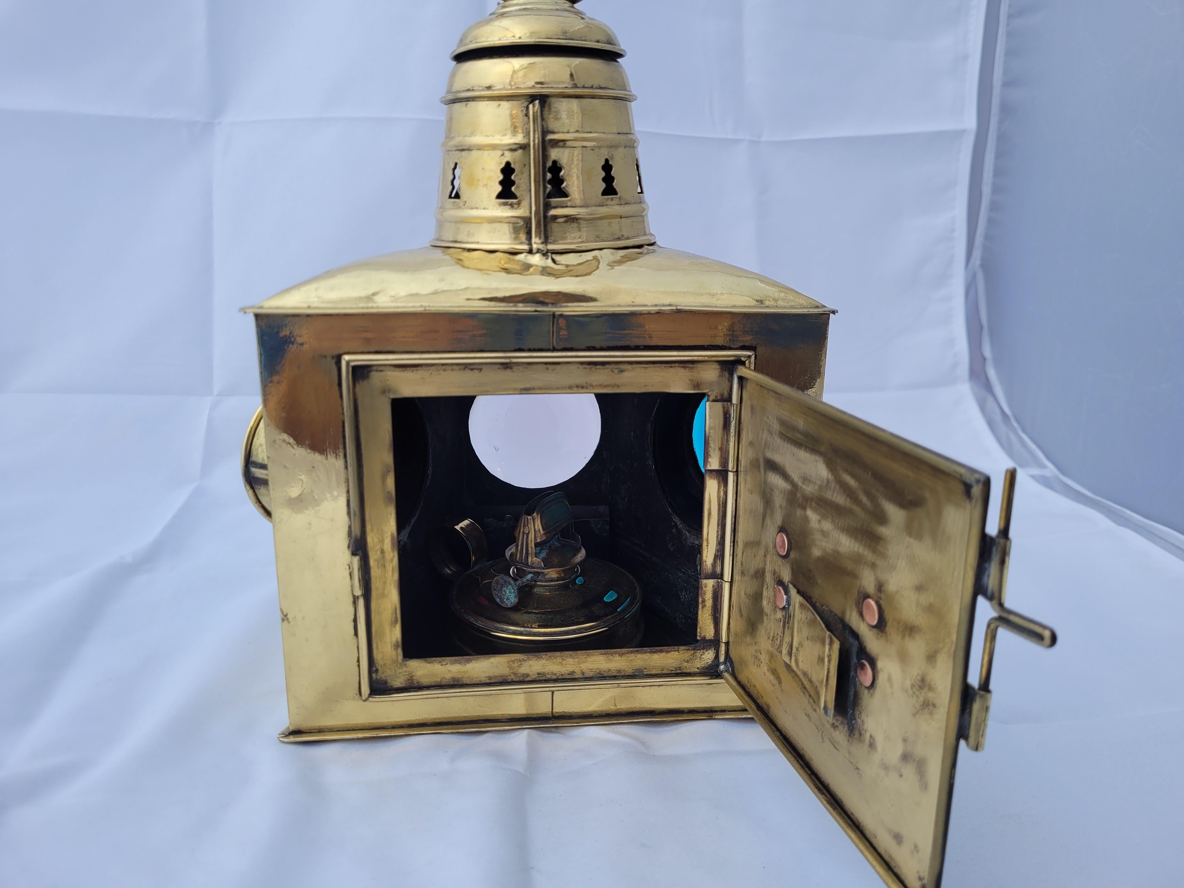 Brass Ships Bow Lantern For Sale