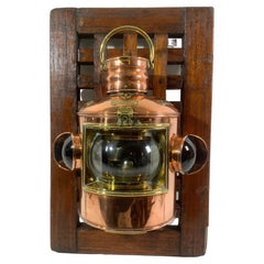 Ships Bow Lantern of Copper and Brass