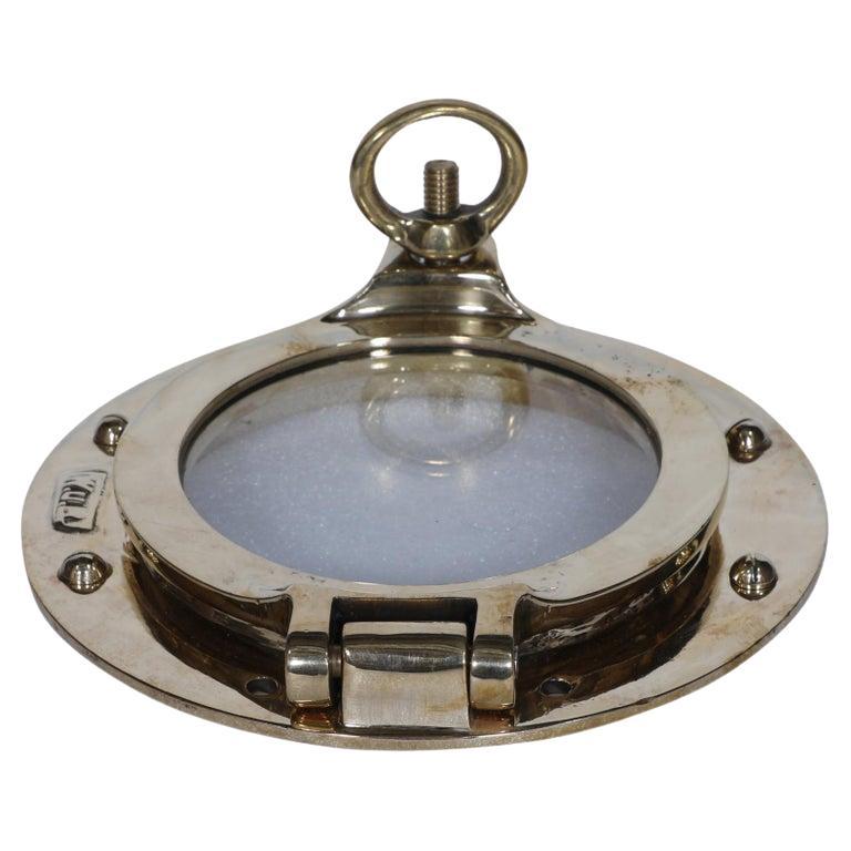 Ship
s Brass Porthole Window, 1980
s