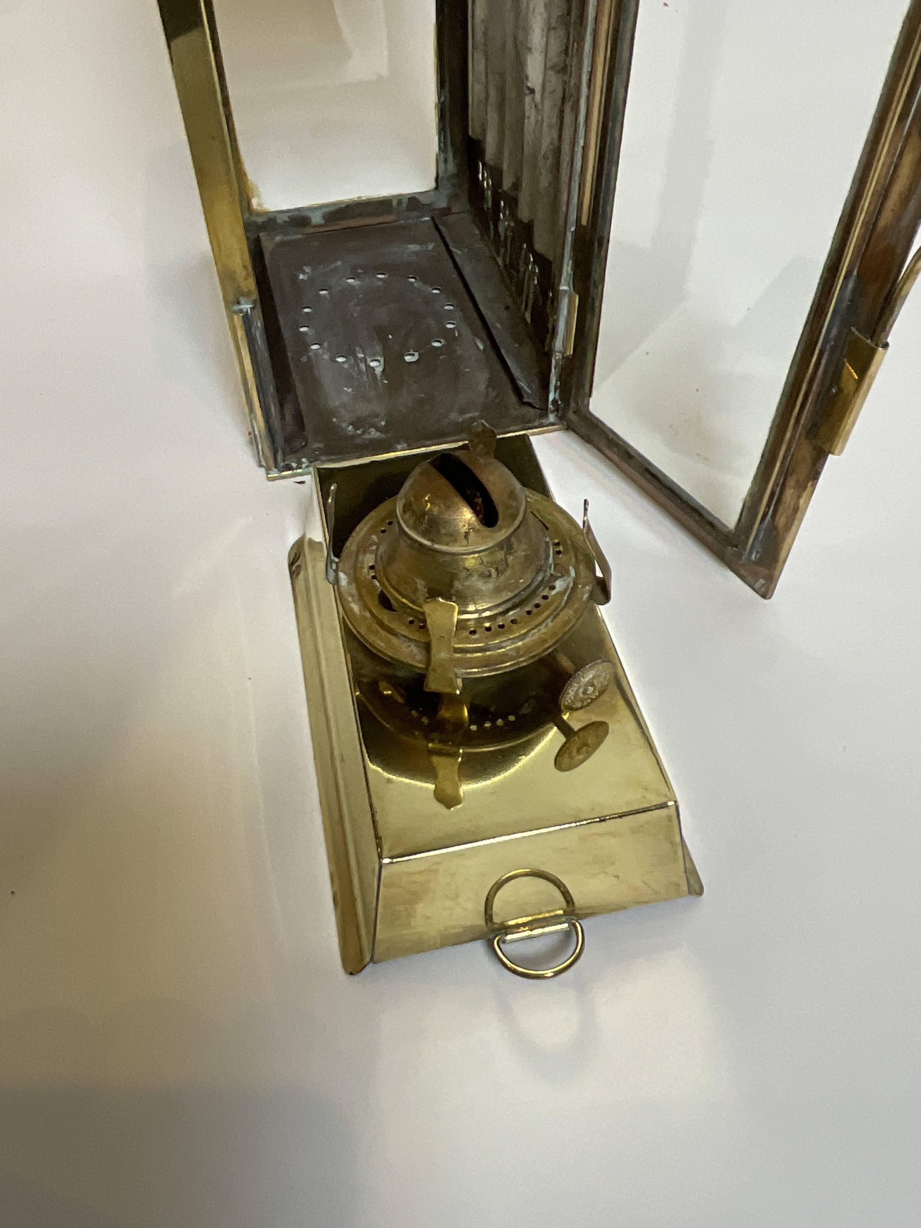 Ships Cabin Lantern With Oil Burner 4