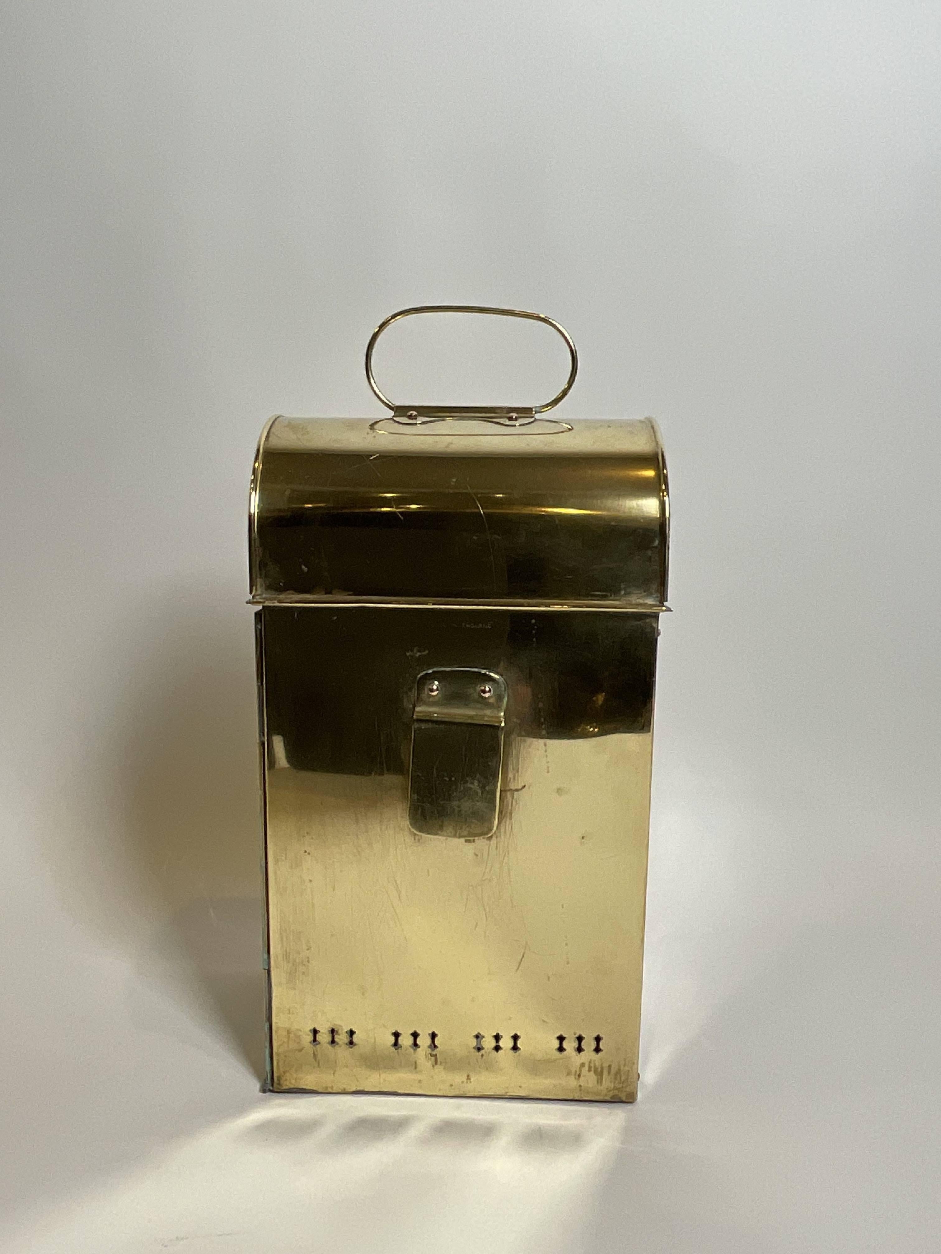 Brass Ships Cabin Lantern With Oil Burner