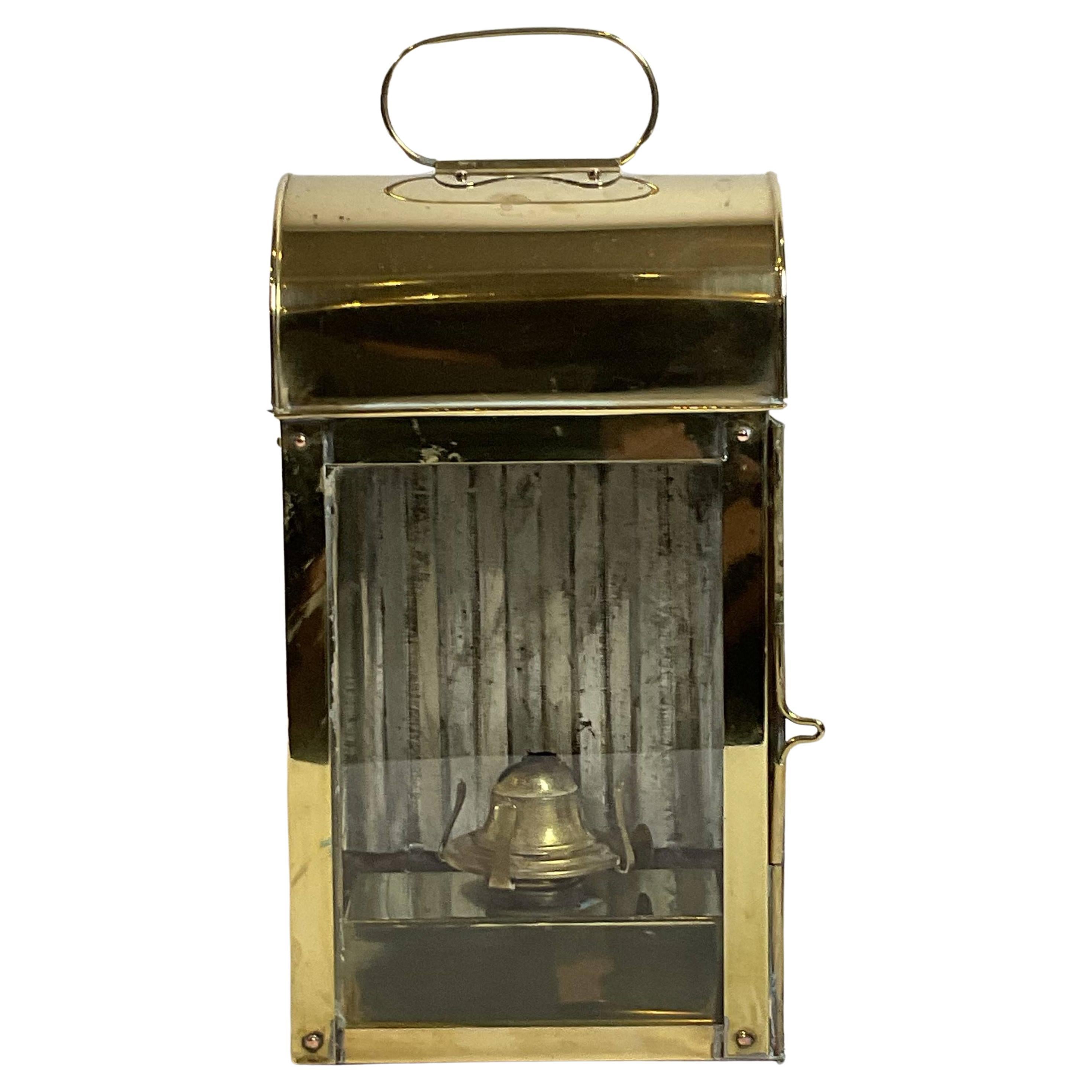 Ships Cabin Lantern With Oil Burner