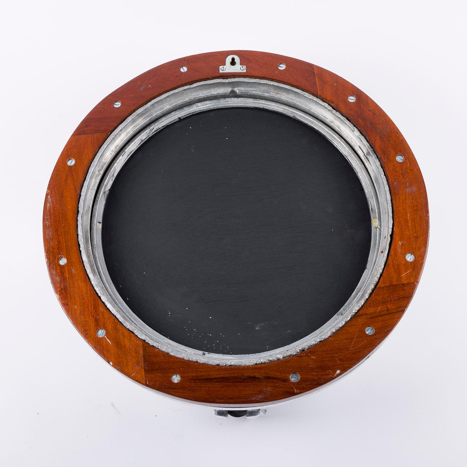 ship's circular aluminium porthole mirror for wall mounting 1