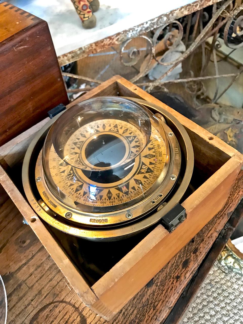 Brass Ship's Compass