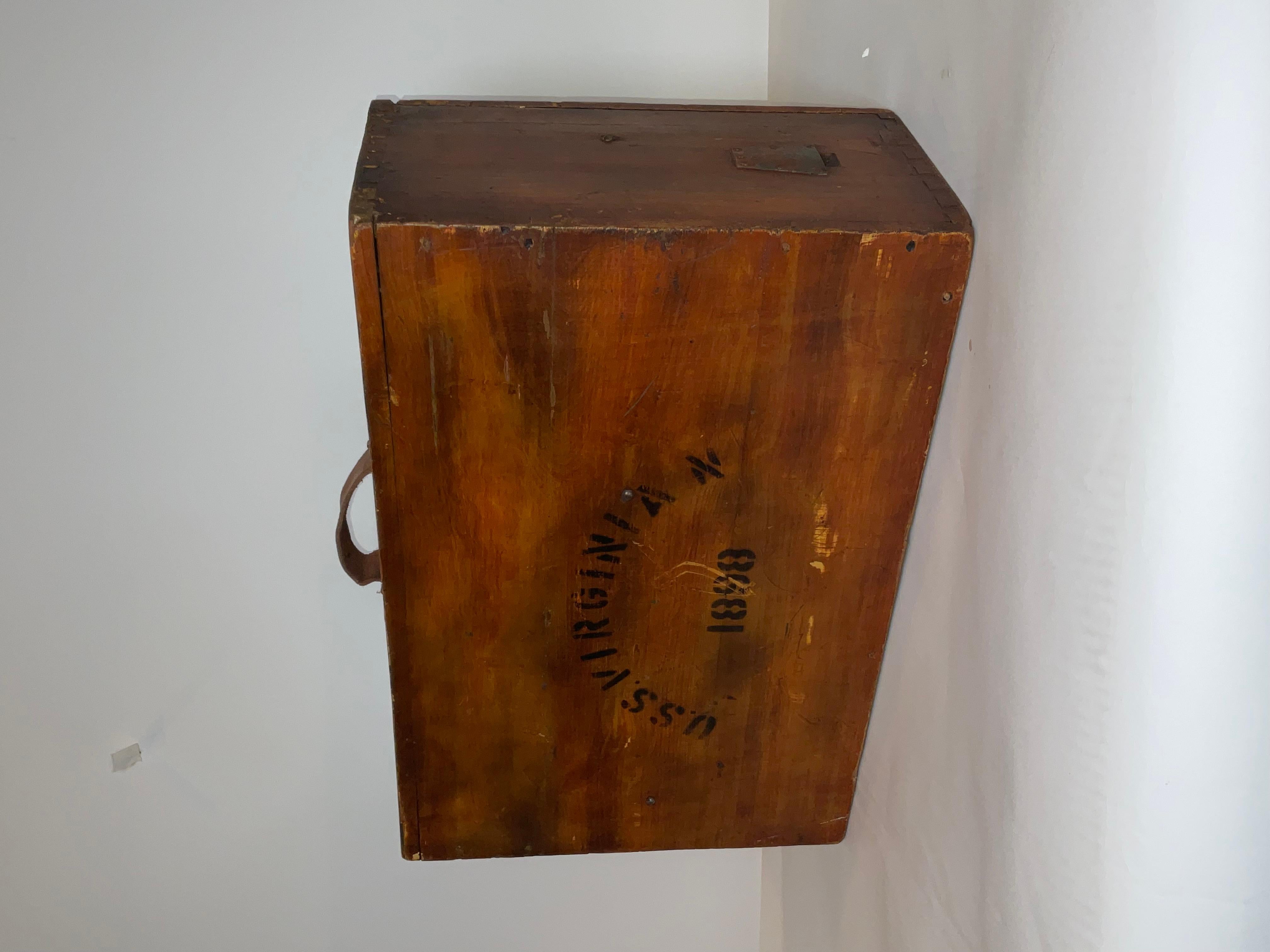 Ship's Foghorn from the U.S.S. Virginian, 1898 For Sale 4