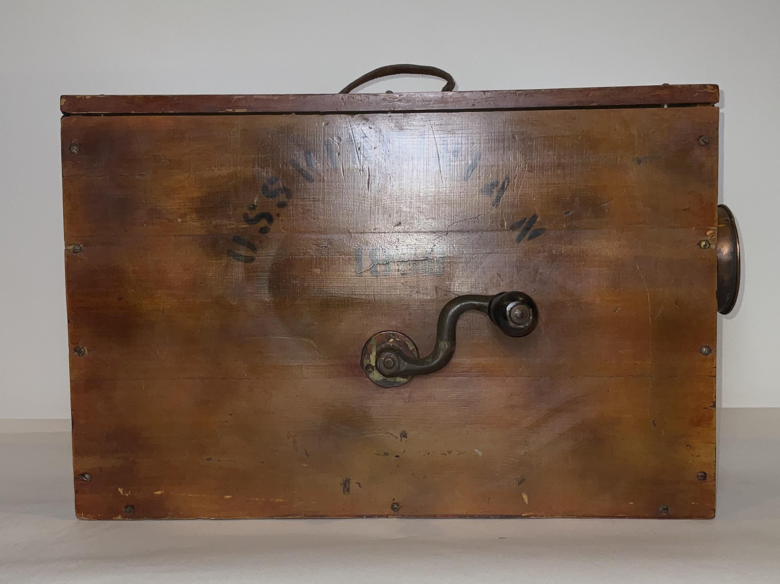 North American Ship's Foghorn from the U.S.S. Virginian, 1898 For Sale