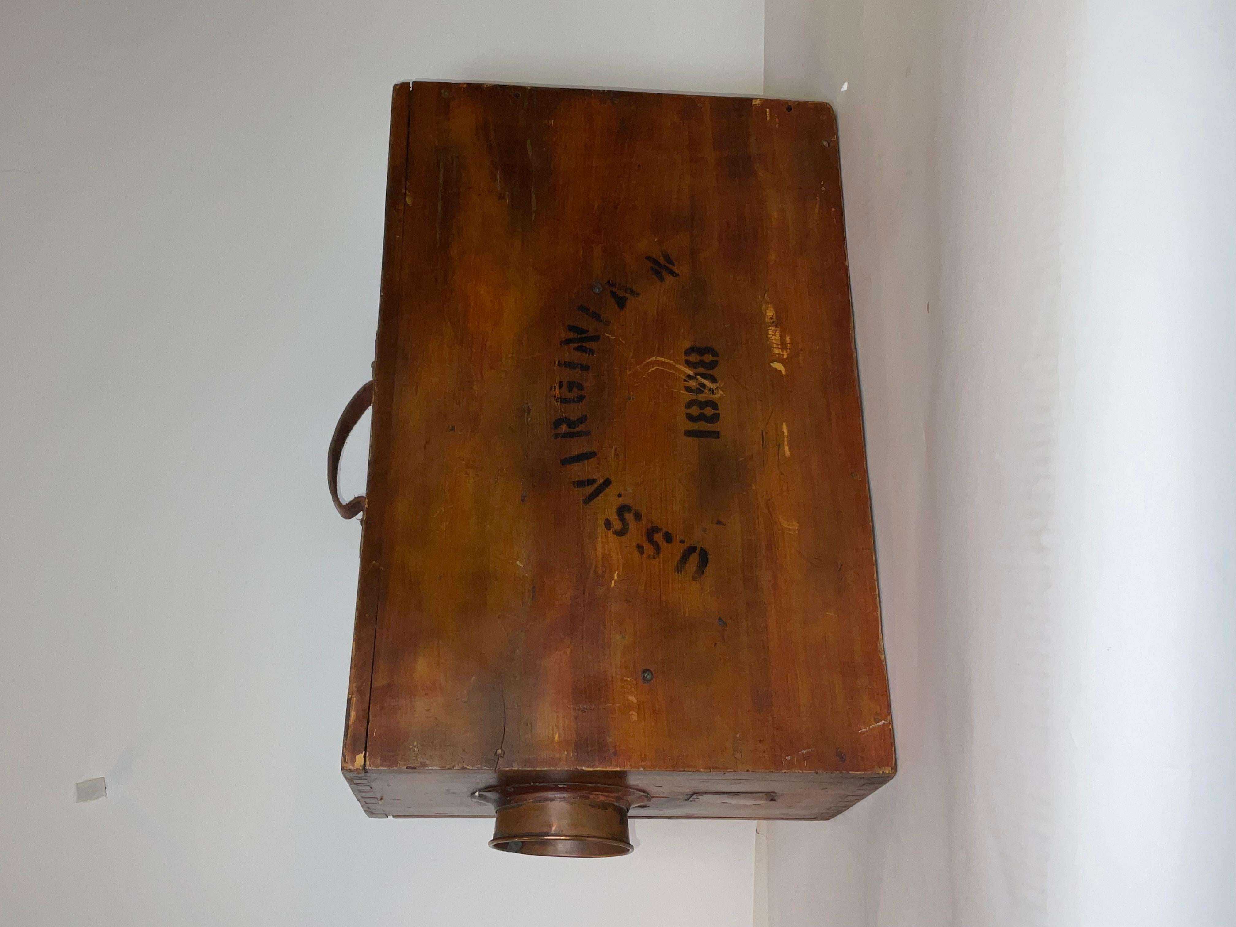 Ship's Foghorn from the U.S.S. Virginian, 1898 For Sale 2