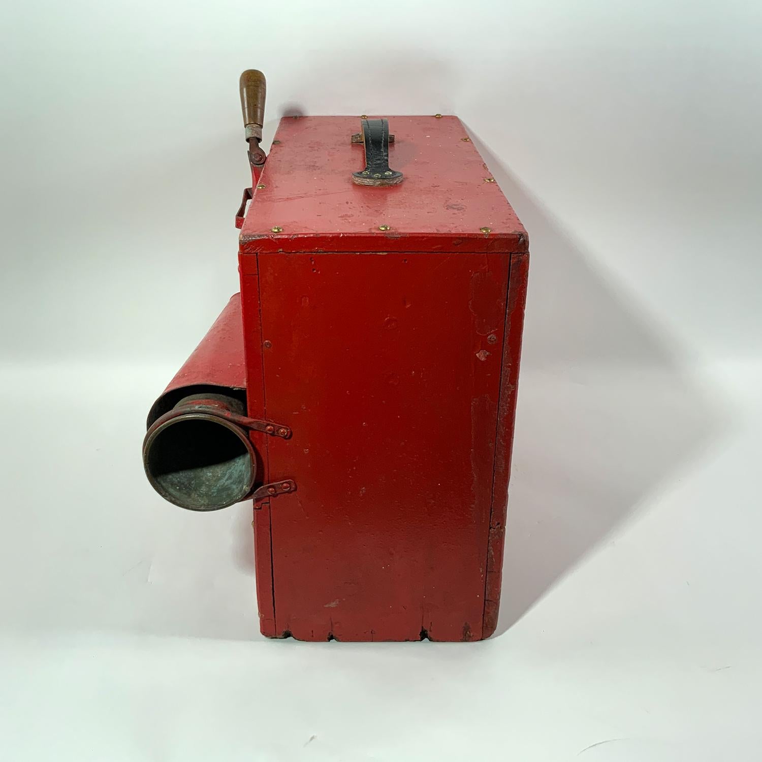 Mid-20th Century Ships Foghorn with Shrouded Trumpet For Sale