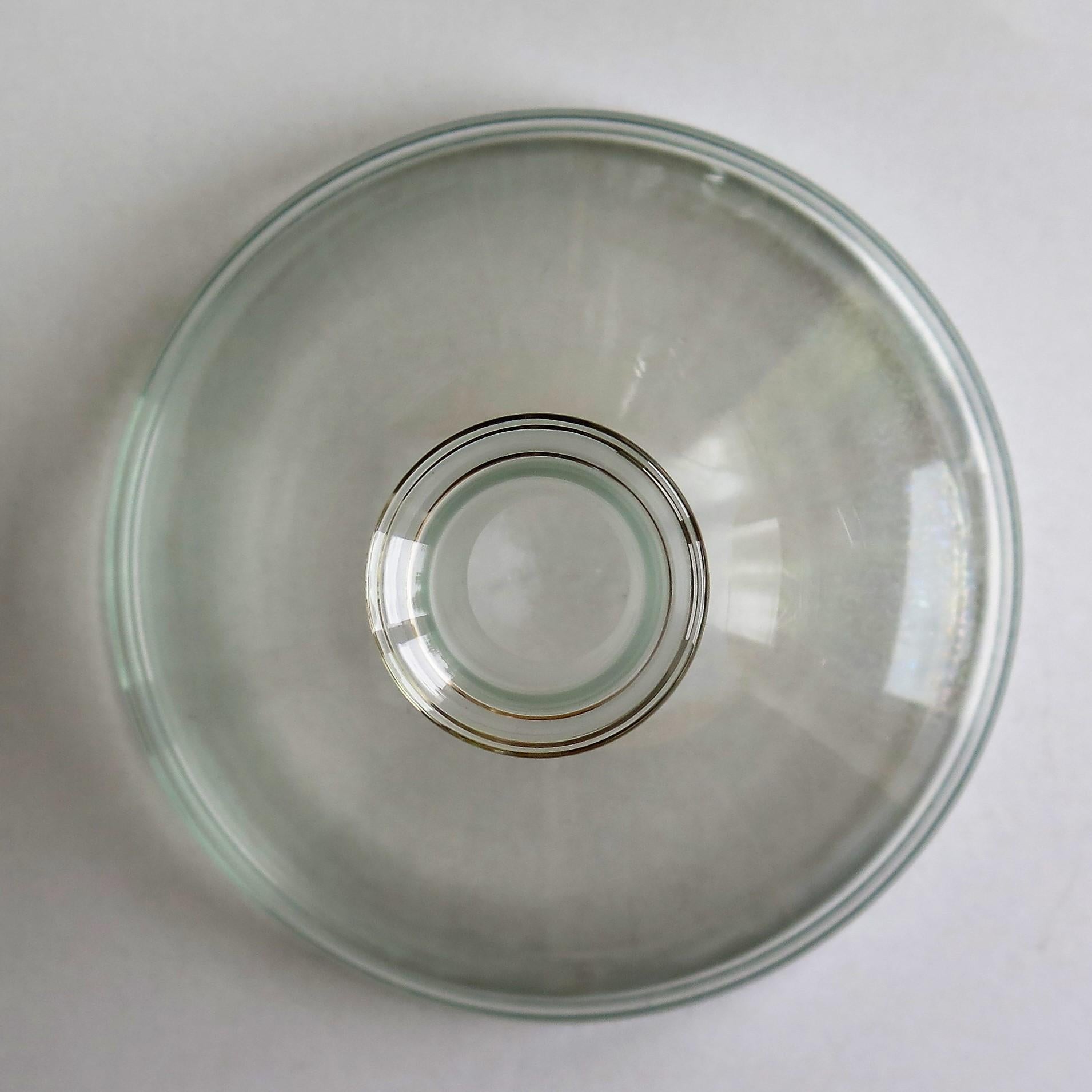 Ship's Glass Decanter with Original Globe Stopper 1.25 Litre Capacity 5