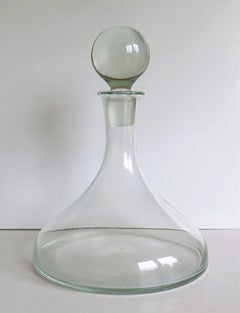 Schiffsglaskaraffe mit Original Globe Stopper 1::25 Liter Inhalt