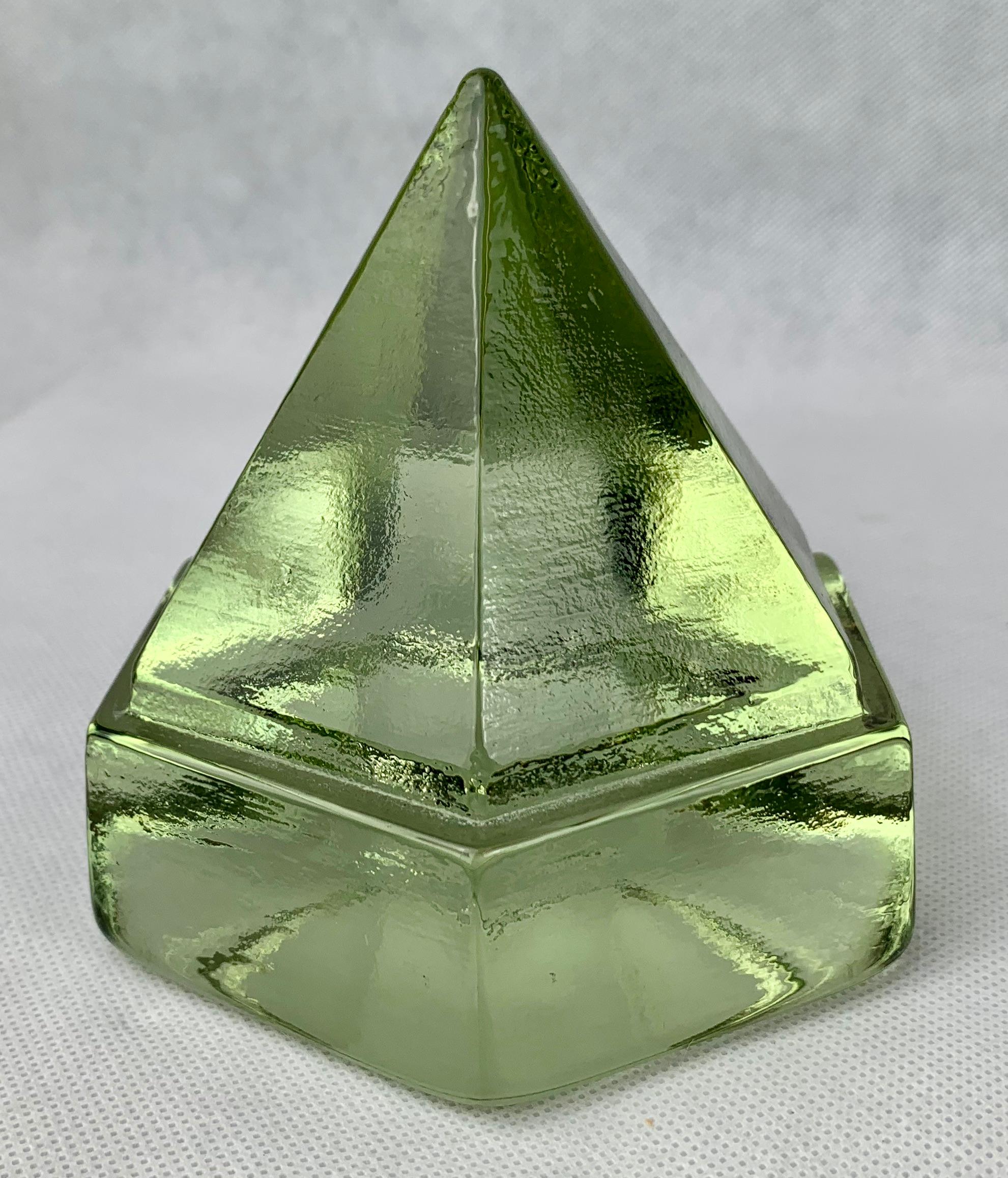 Industrial Ship's Green Glass Deck Prism