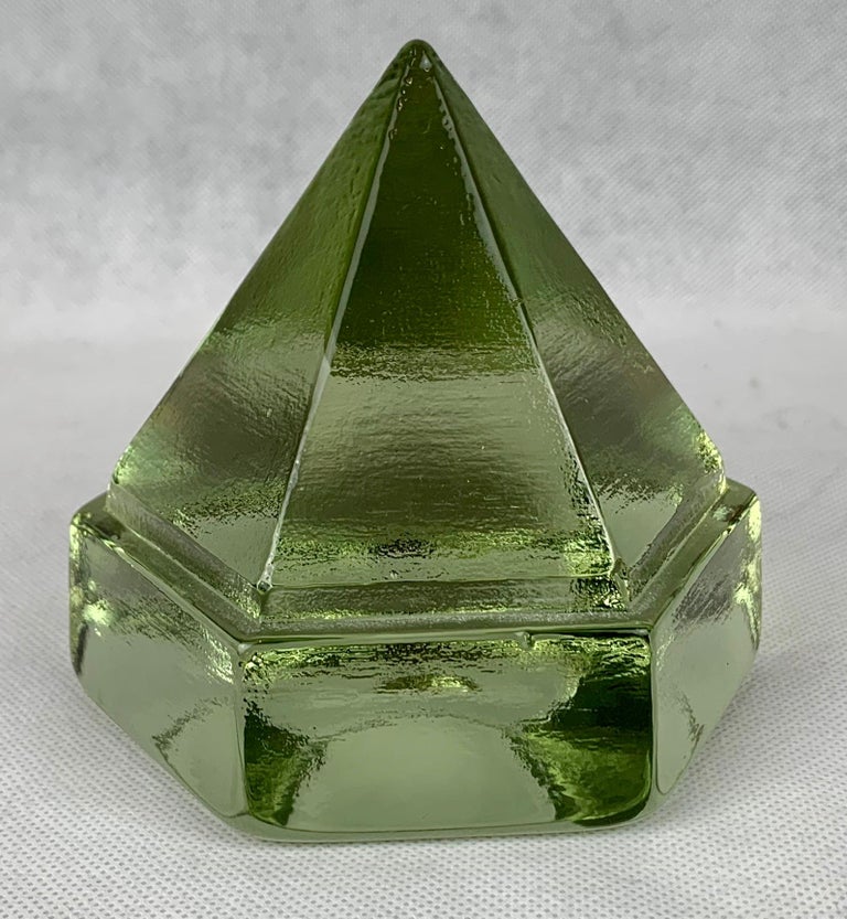 Ship S Green Glass Deck Prism At 1stdibs