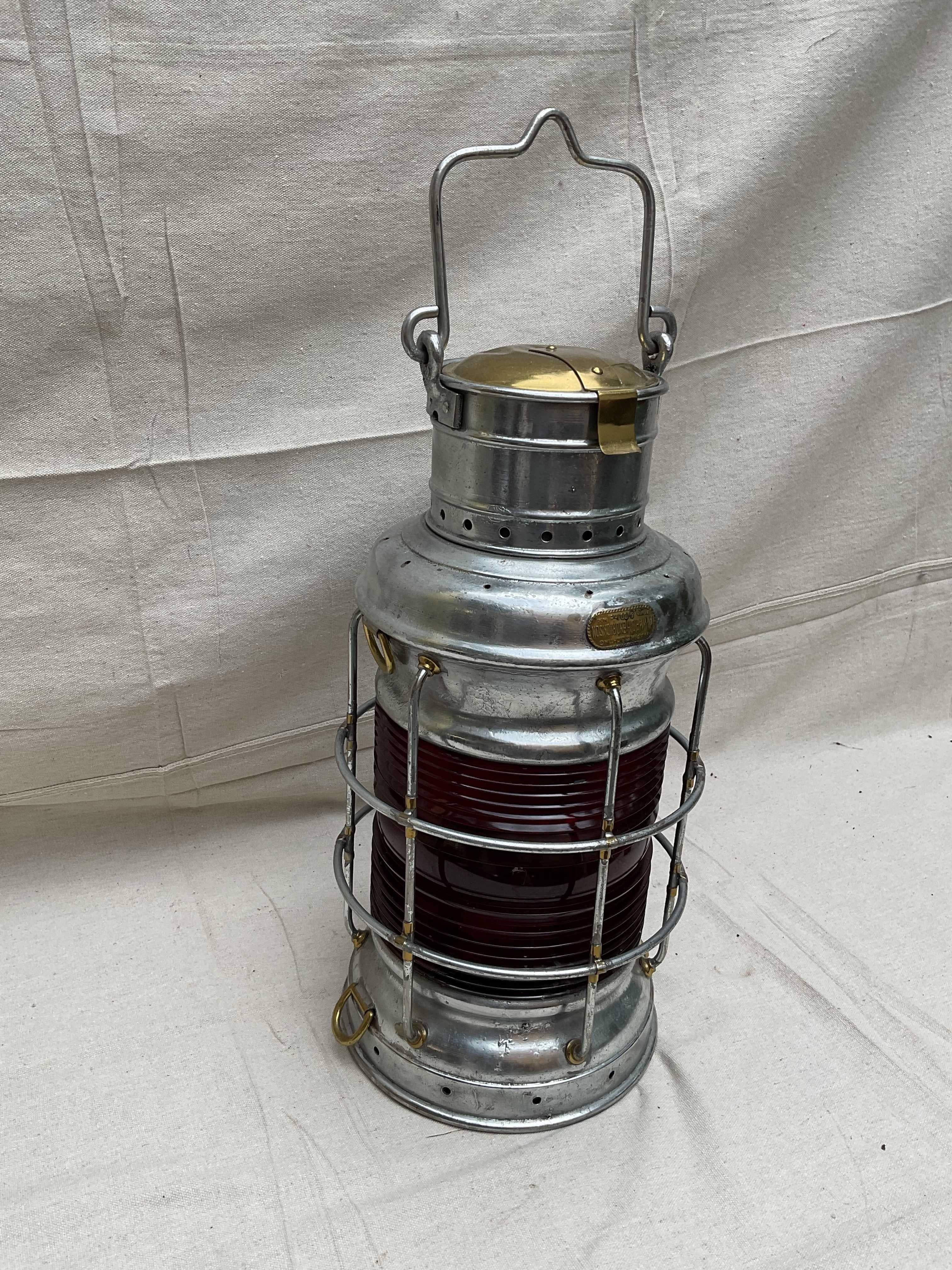 Mid-20th Century Ships Lantern By A Ward Hendrickson For Sale