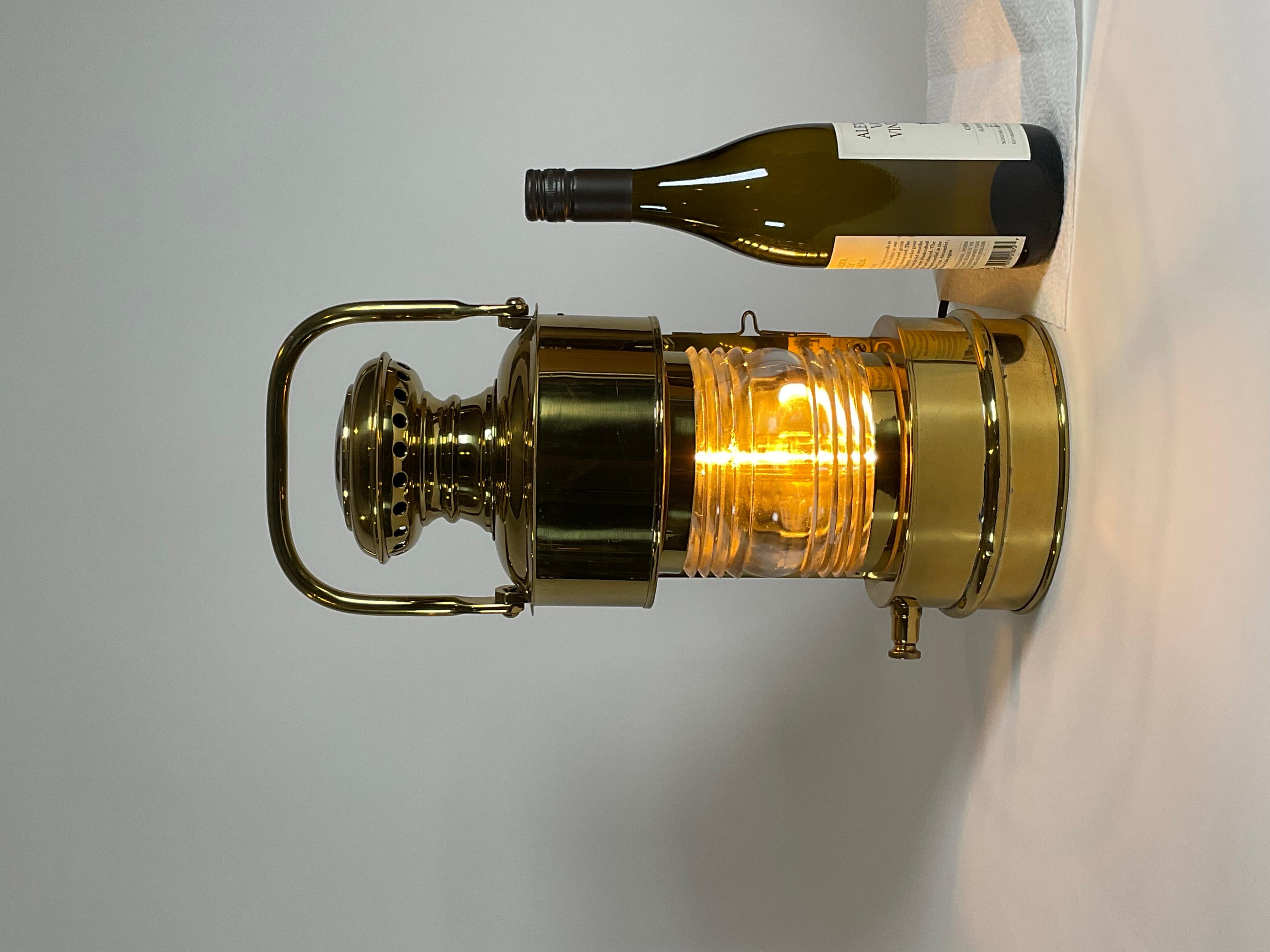 Ships Lantern by Perko of New York In Good Condition For Sale In Norwell, MA