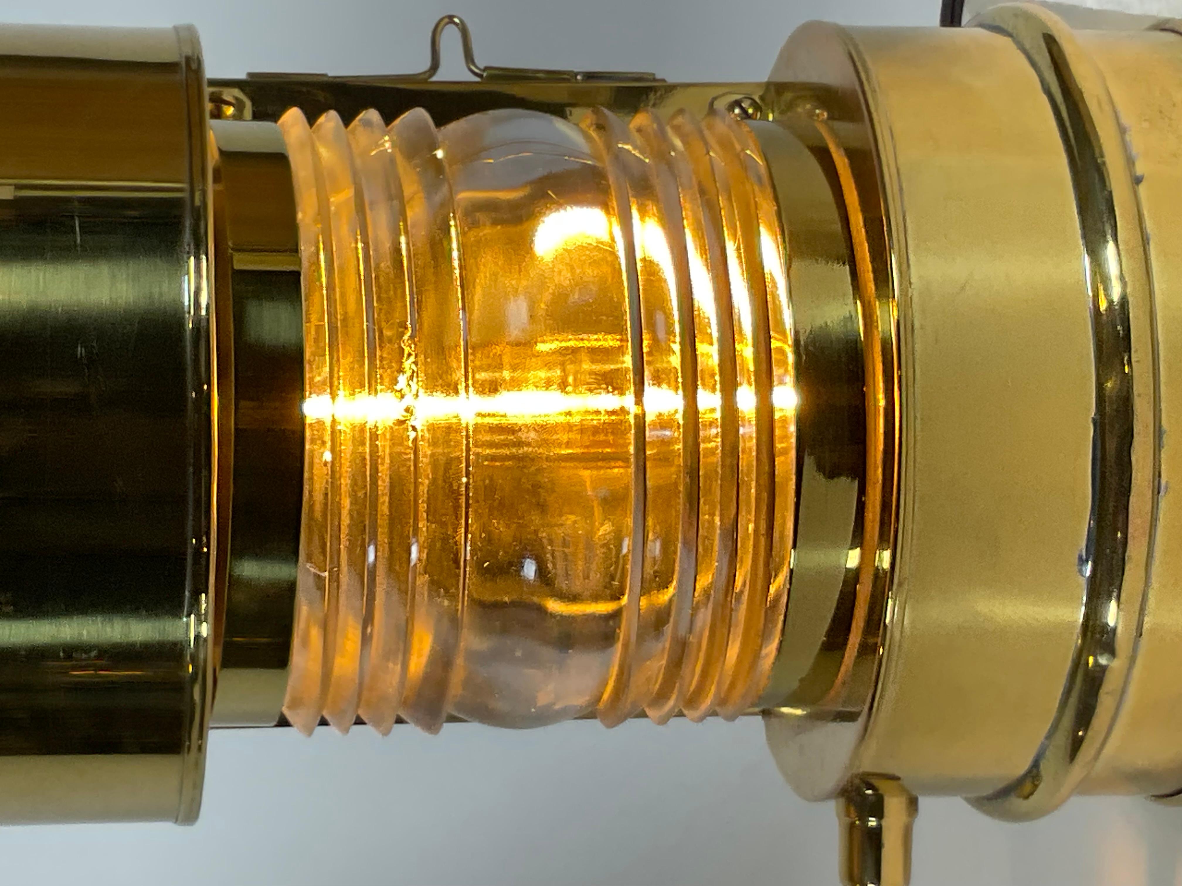 Mid-20th Century Ships Lantern by Perko of New York For Sale