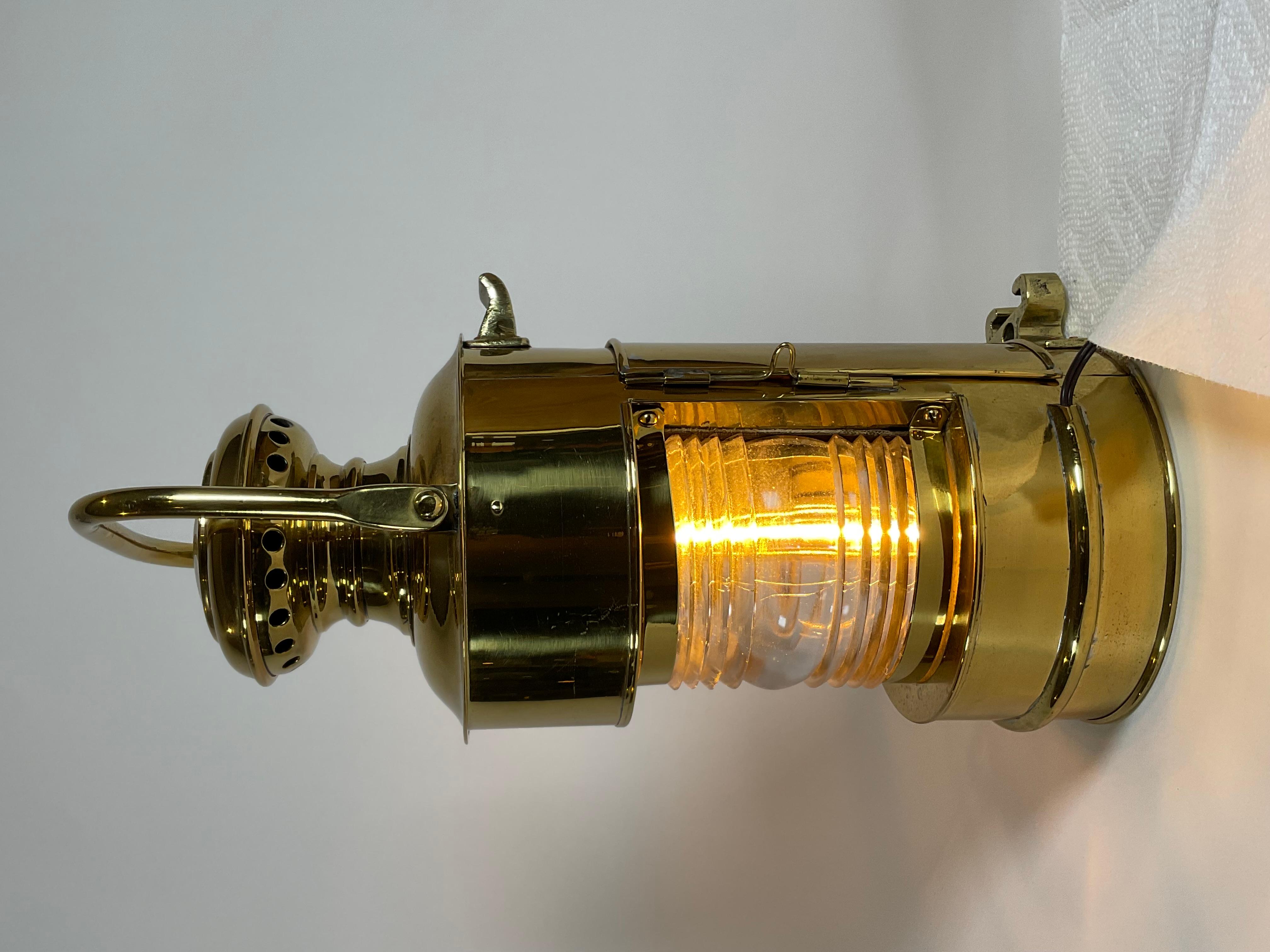 Ships Lantern by Perko of New York For Sale 2