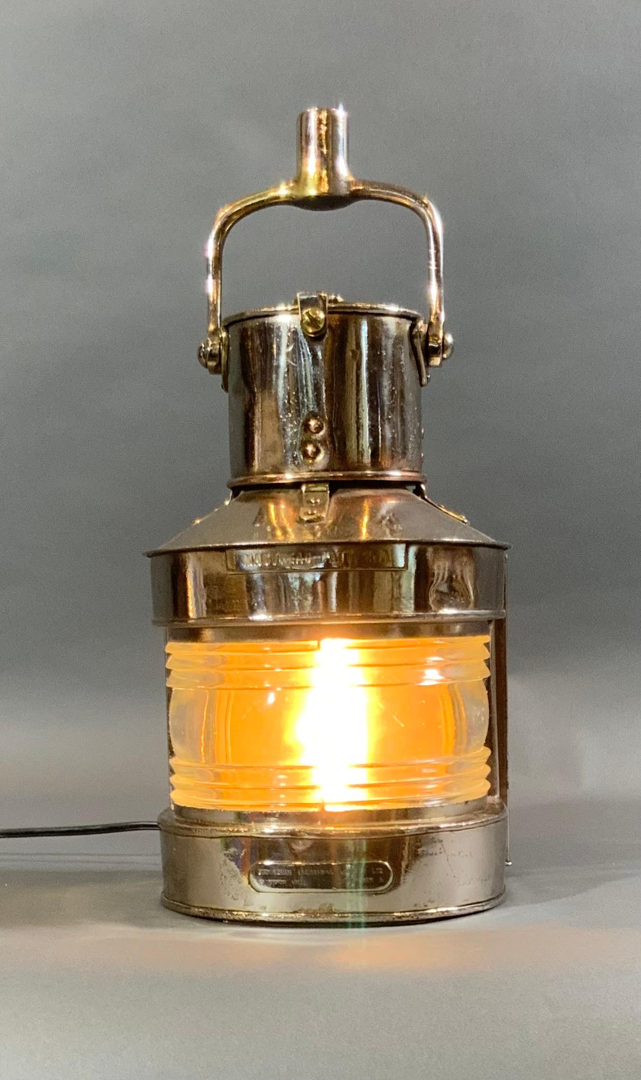 Polished Ships Masthead Lantern by English Maker For Sale