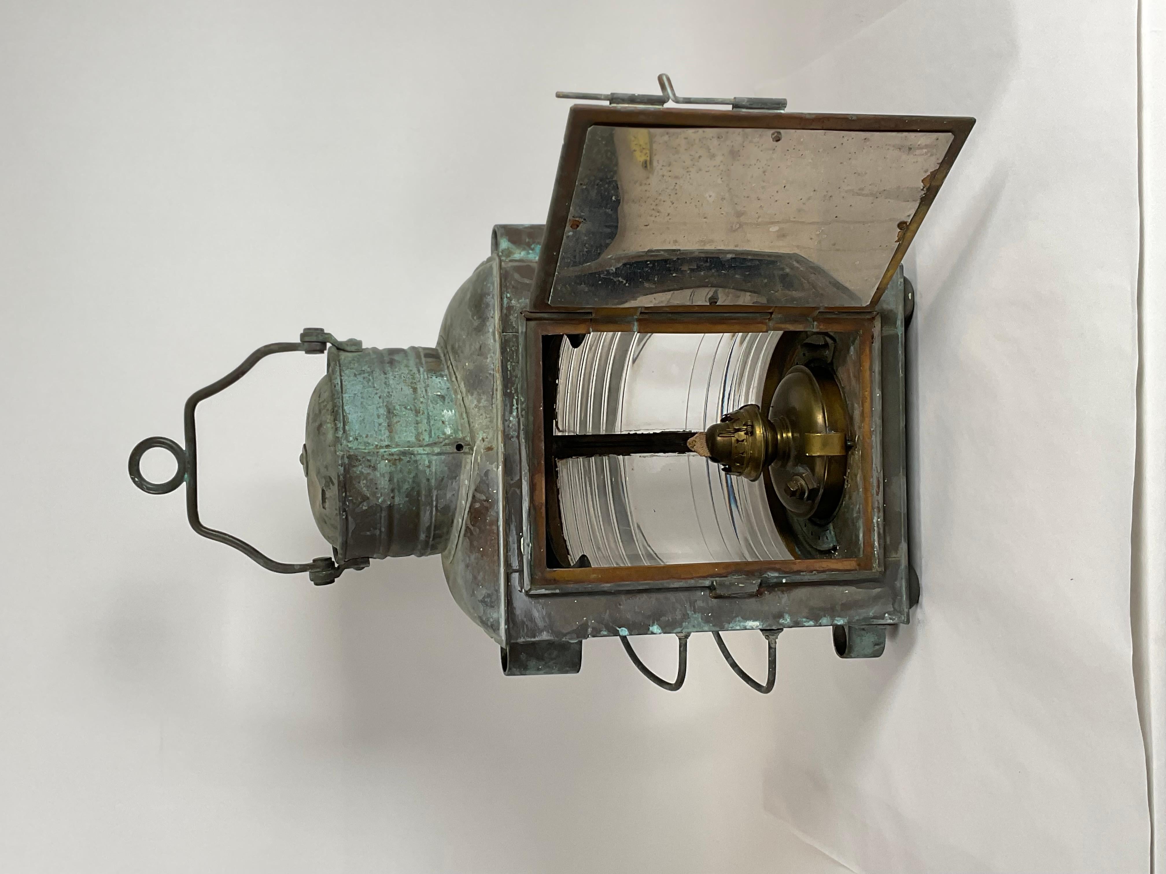 Ships Masthead Lantern by Porter of New York For Sale 5