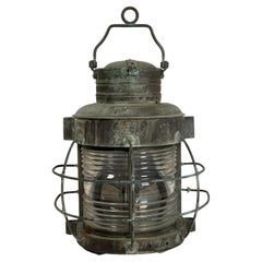 Antique Ships Masthead Lantern by Porter of New York