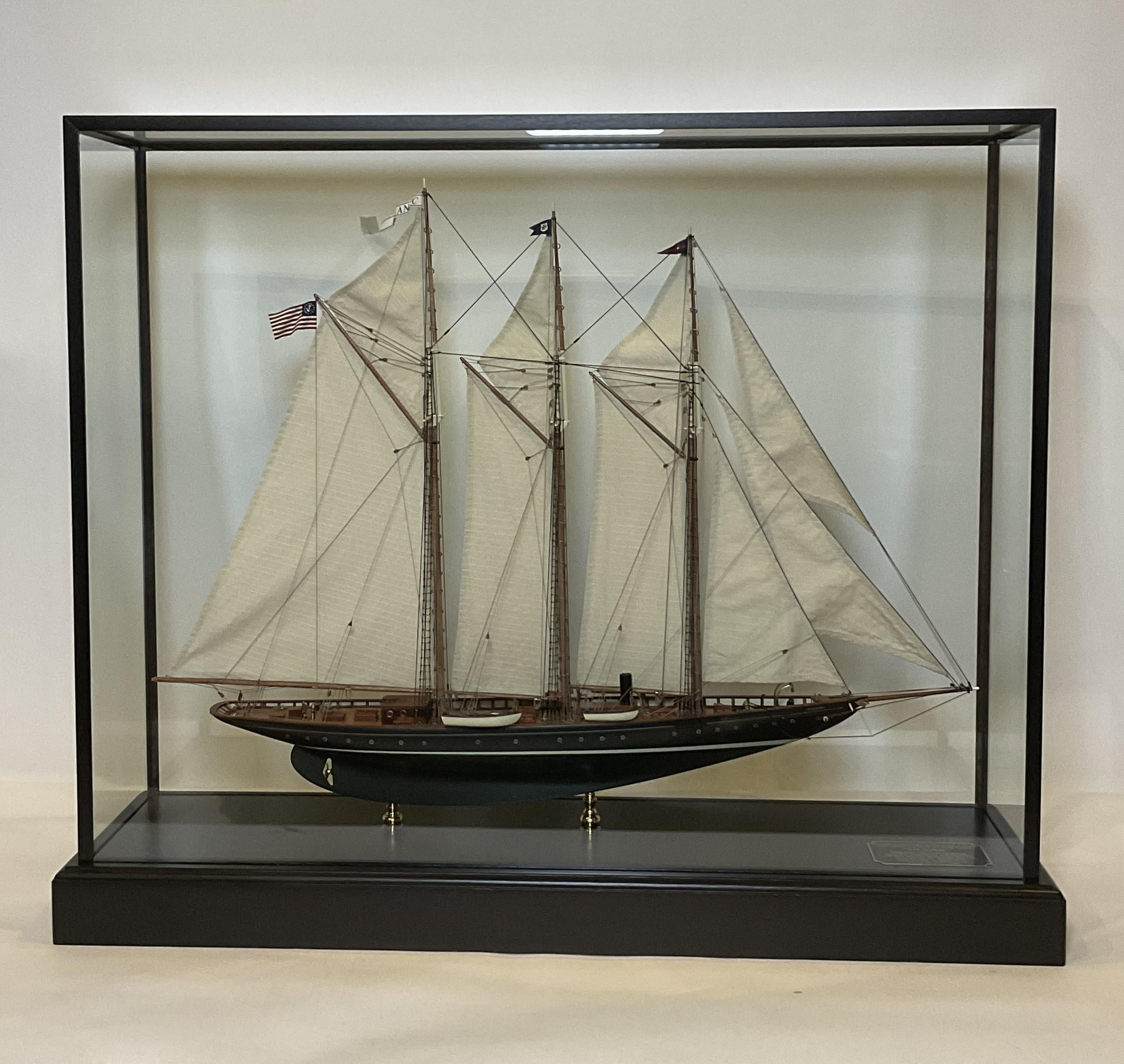 Nord-américain Modèle d' Schooner Atlantic en vente