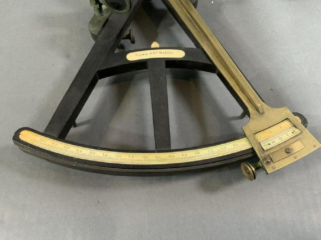 Brass Ship's Octant by Spears and Co London