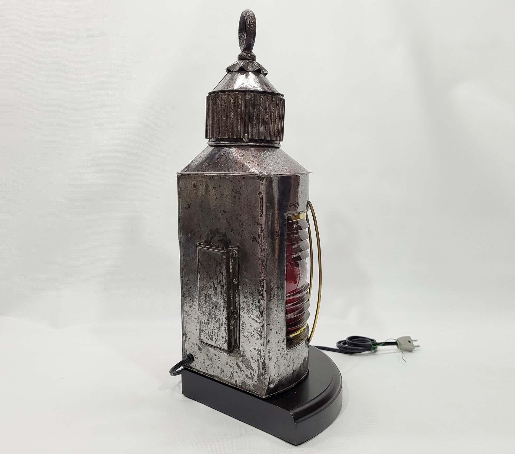 Ships Port Lantern by Peter Gray of Boston For Sale 5