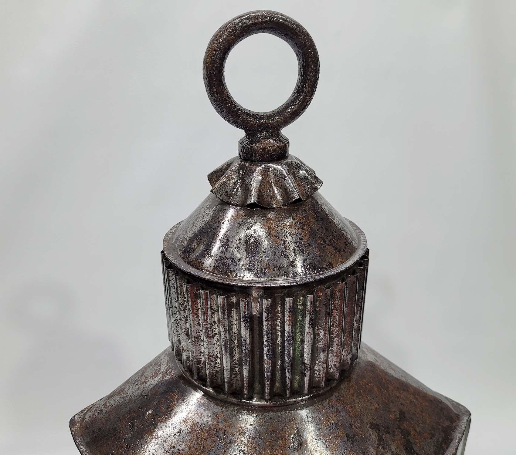 Early 20th Century Ships Port Lantern by Peter Gray of Boston For Sale