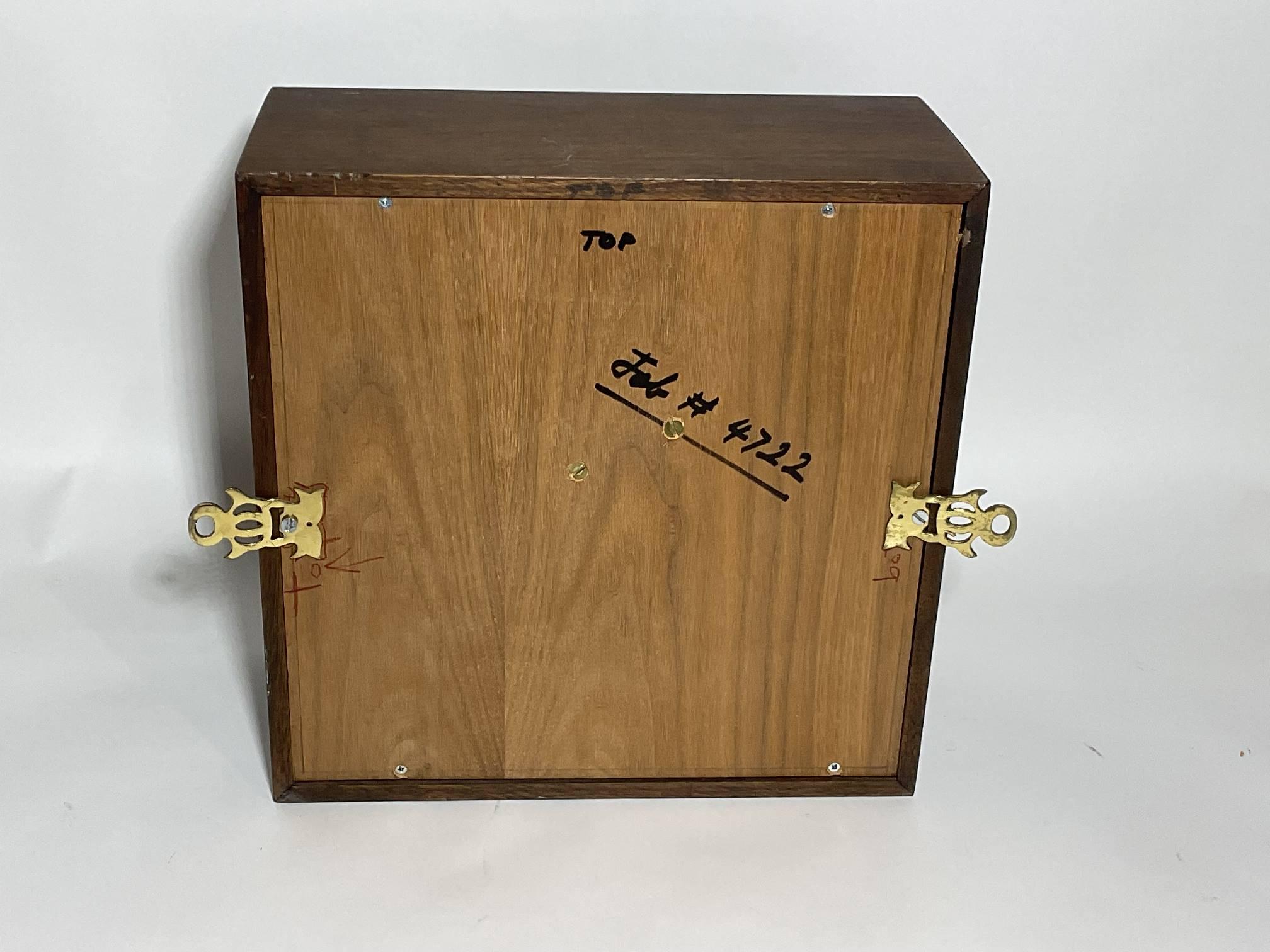 Ships Sextant in a custom Mahogany Wall Box 2