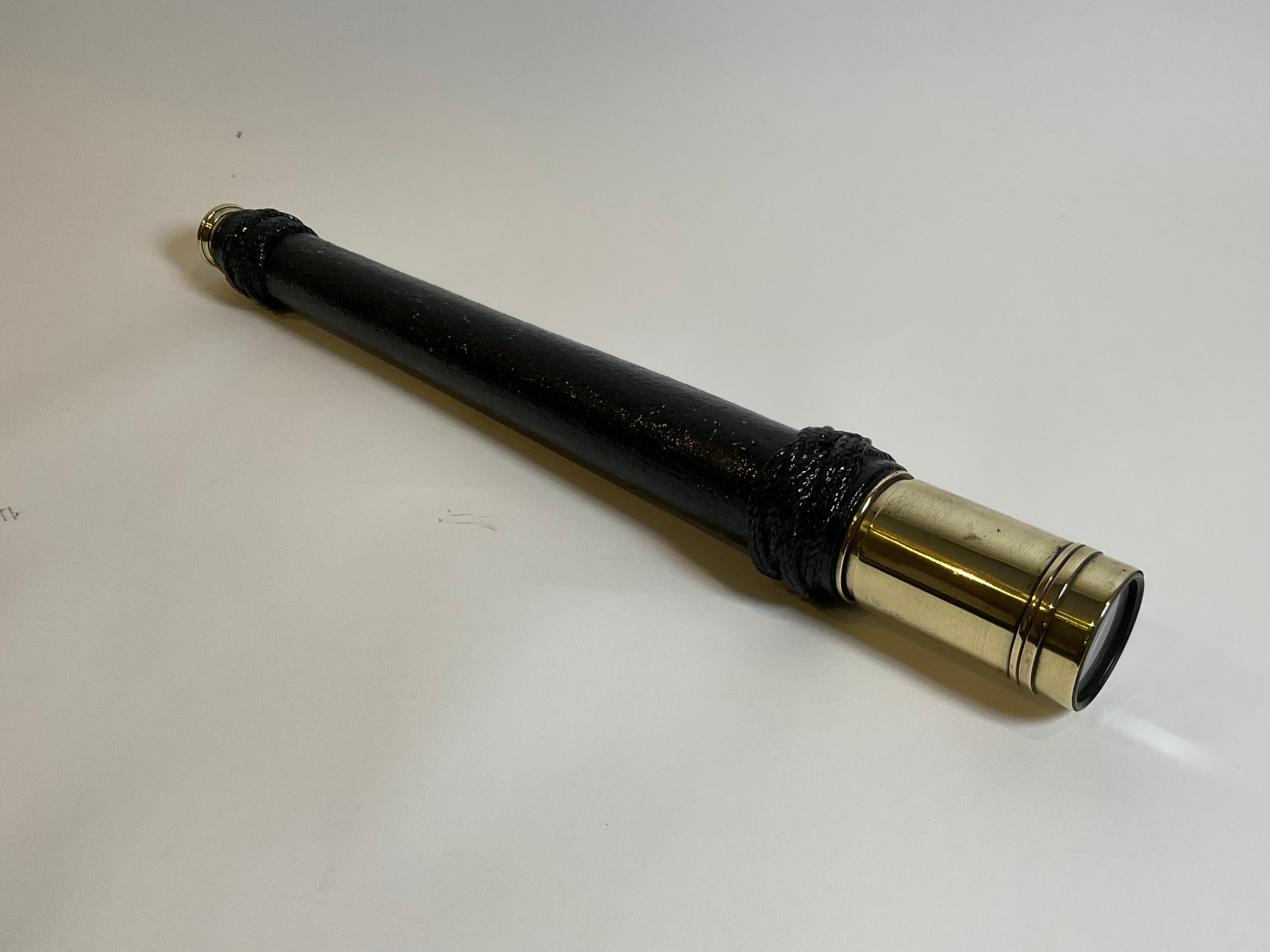 Ships Spyglass Telescope with Rope Cover For Sale 6