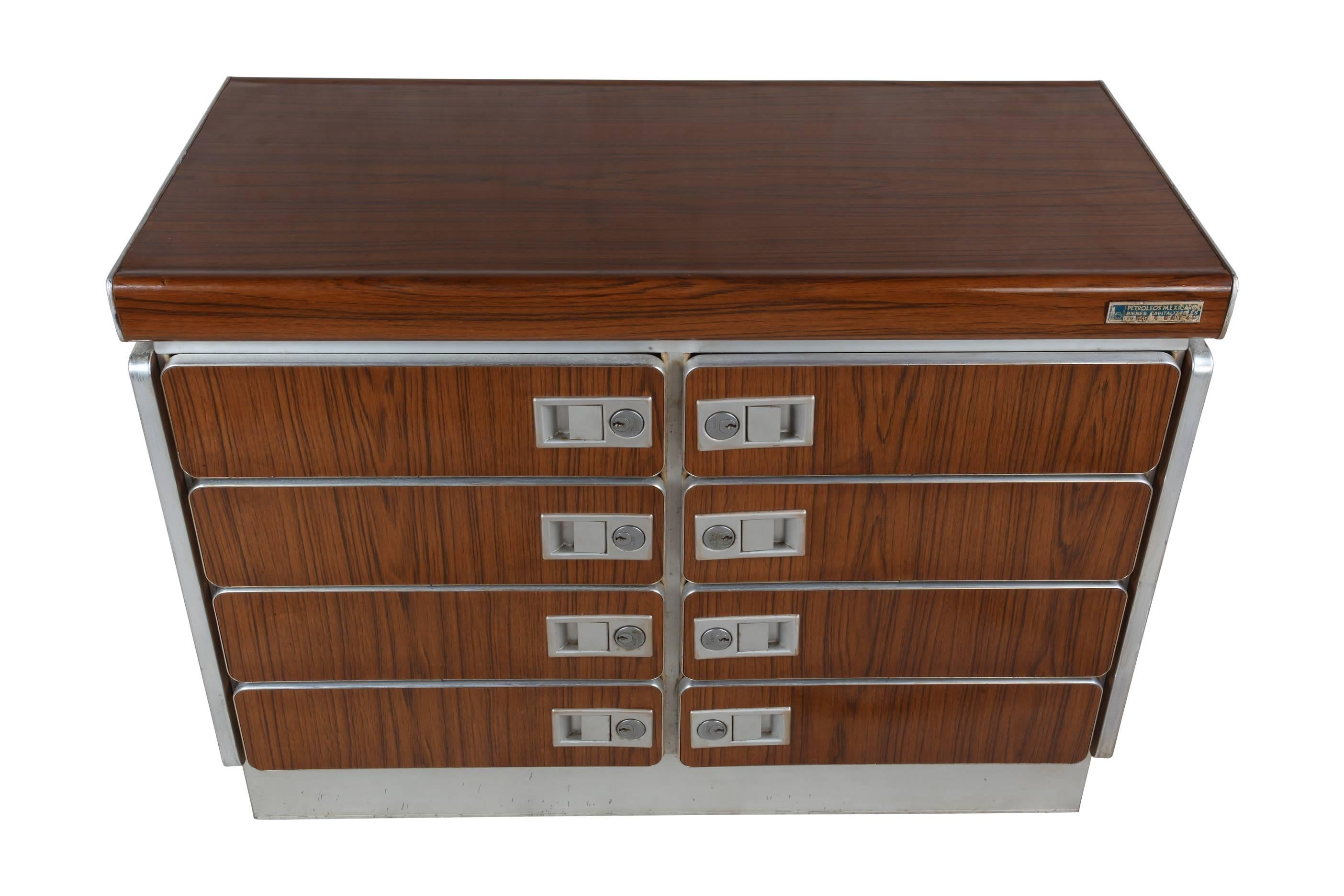 Industrial Ship's Stateroom Chest, Midcentury