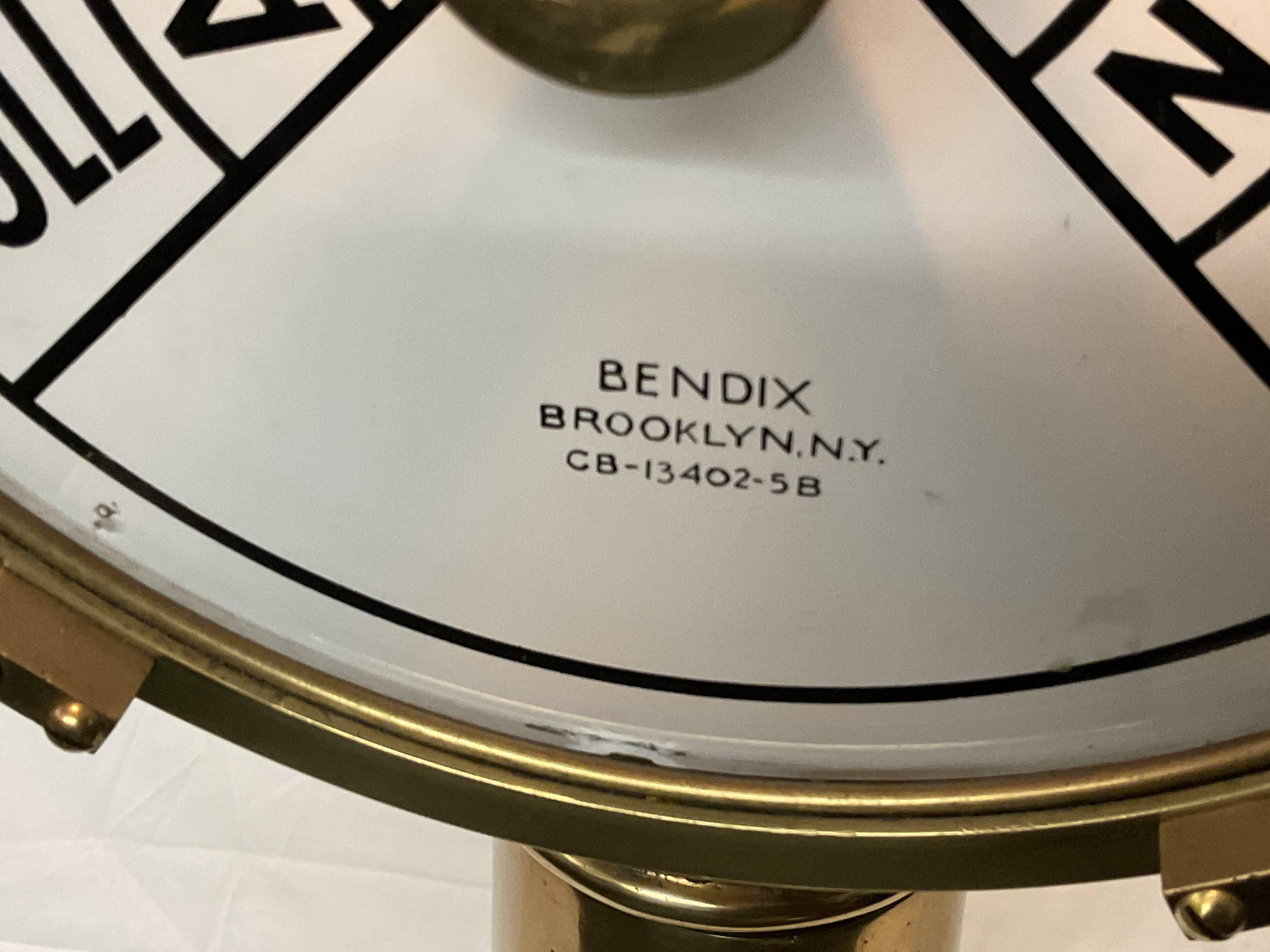 Mid-20th Century Ships Telegraph By Bendix of Brooklyn NY For Sale