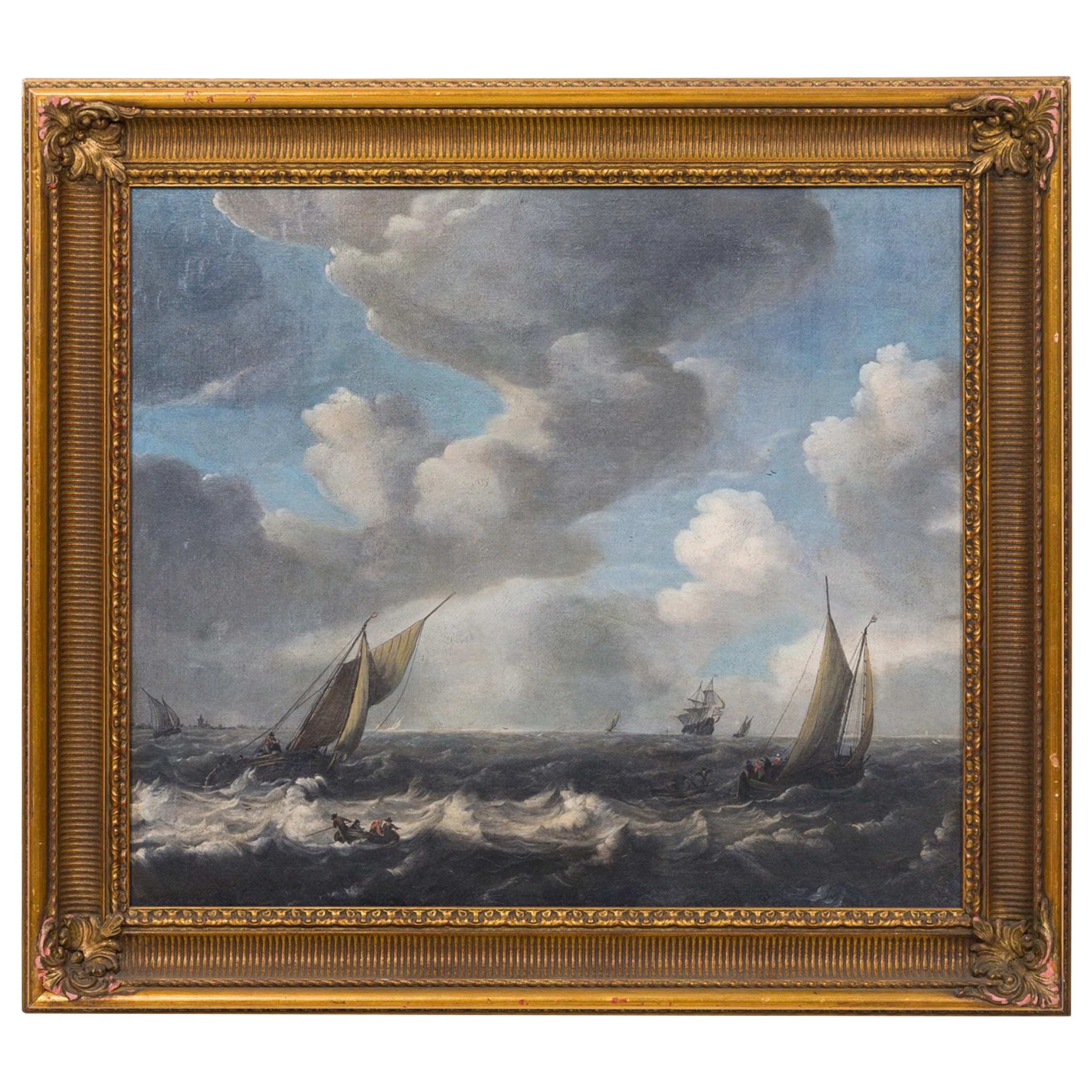 Ships Under Sail Seascape