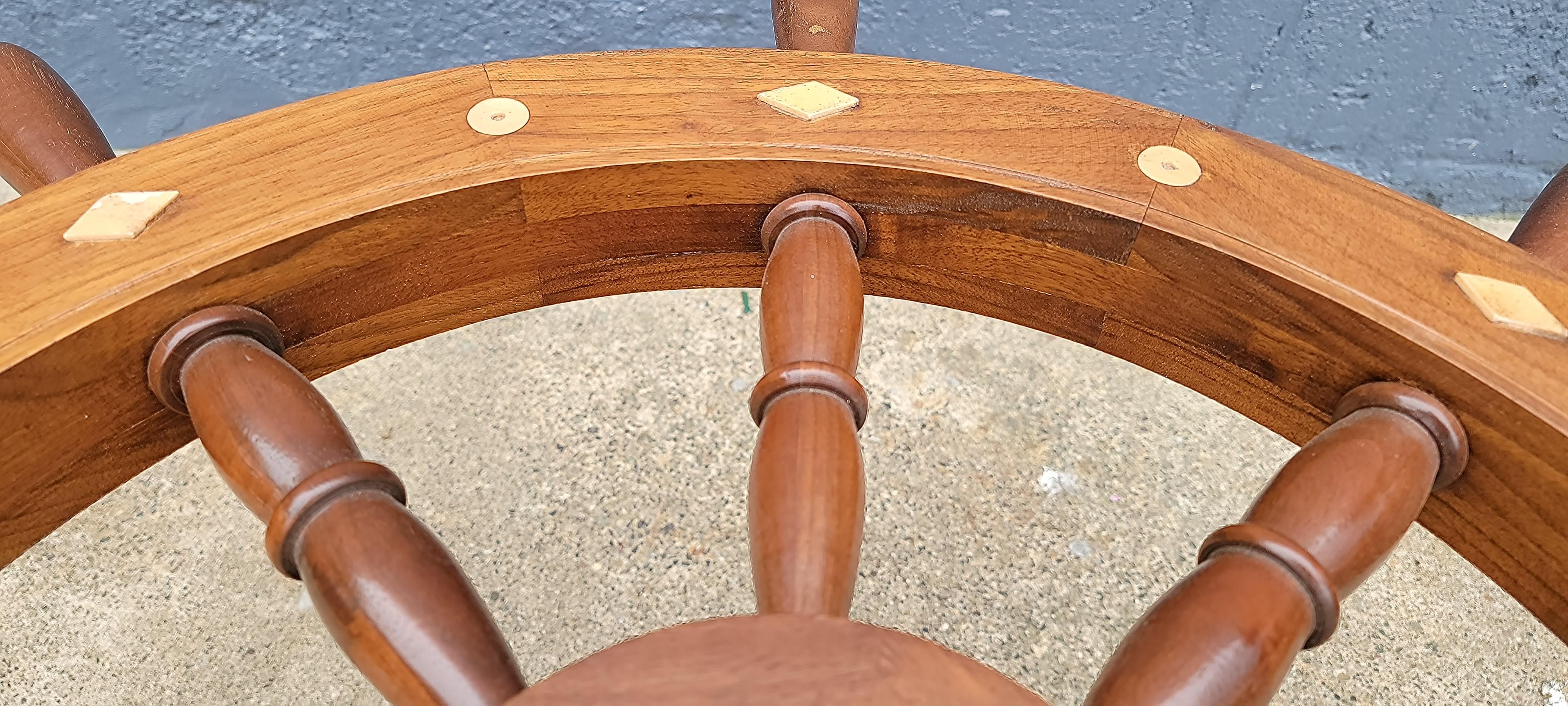 American Ships Wheel Coffee or Side Table