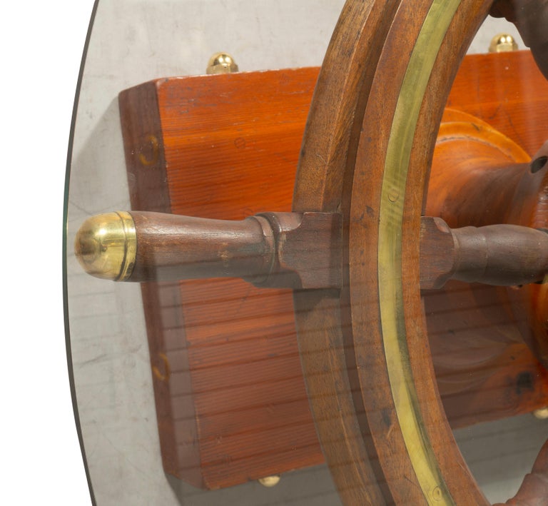 Ships Wheel Coffee Table For Sale at 1stDibs