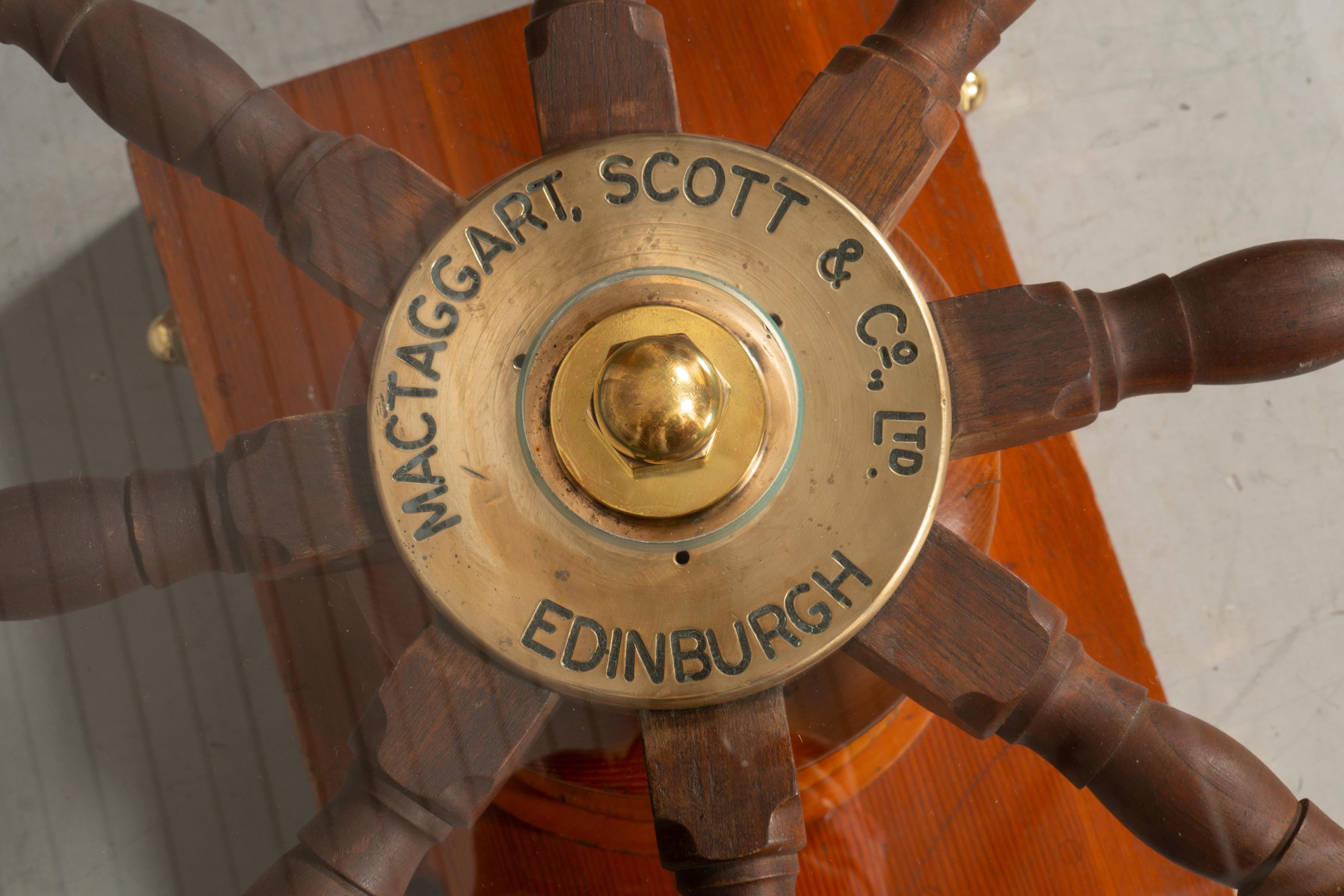 Scottish Ships Wheel Coffee Table
