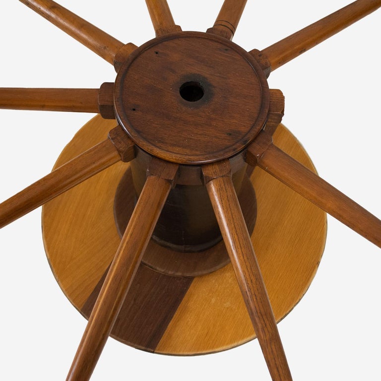 Ship's Wheel Coffee Table For Sale at 1stDibs